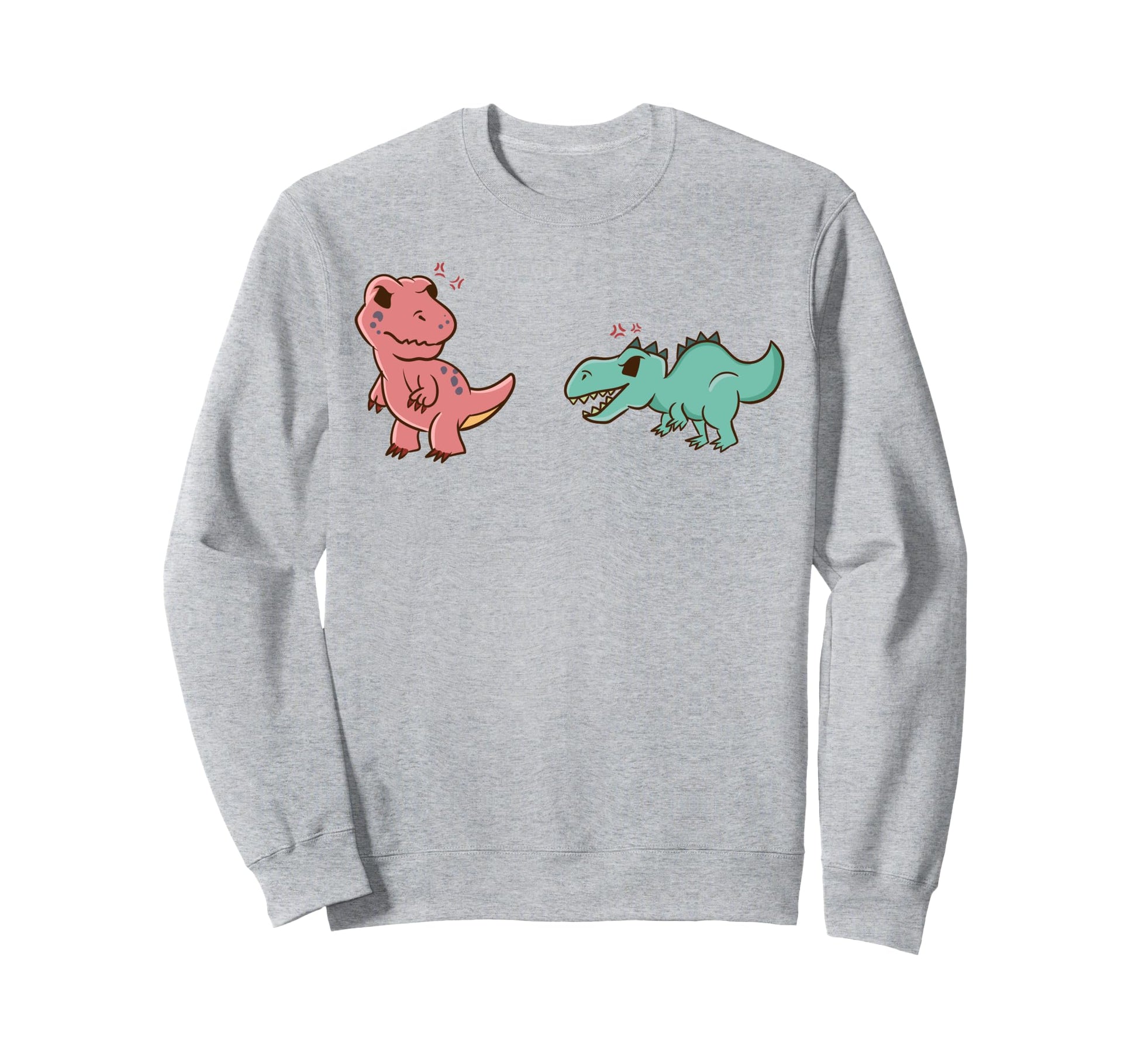 Kawaii Anime Dinosaurs T Rex Sweatshirt - Trendy Graphic Men Women - T-Shirt, Sweatshirt, Hoodie