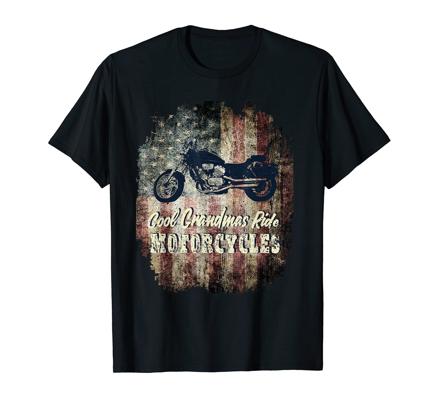 Biker Grandmas Ride Motorcycles July 4Th T-Shirt - Unique Graphic Men Women - T-Shirt, Sweatshirt, Hoodie