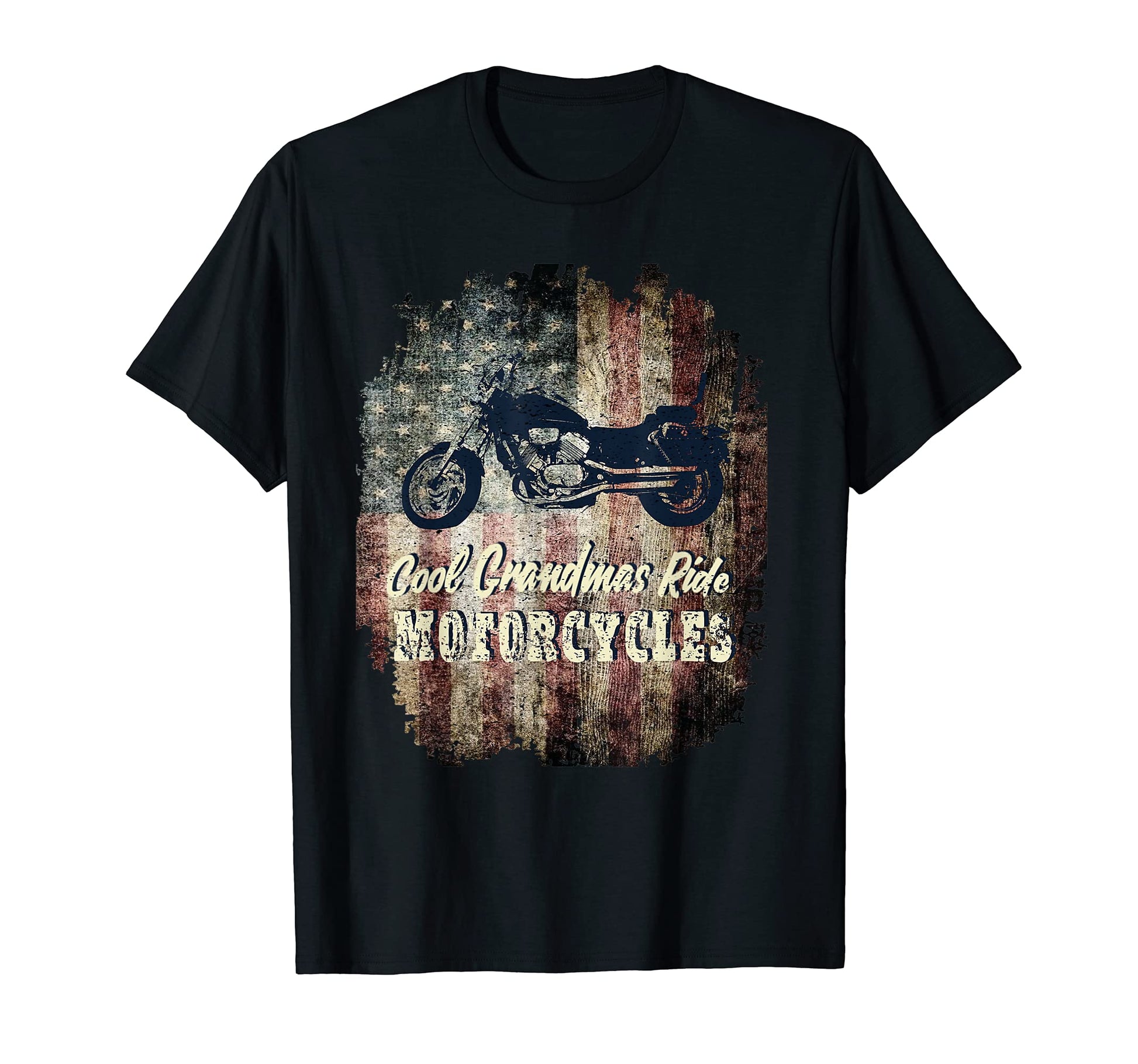 Biker Grandmas Ride Motorcycles July 4Th T-Shirt - Unique Graphic Men Women - T-Shirt, Sweatshirt, Hoodie