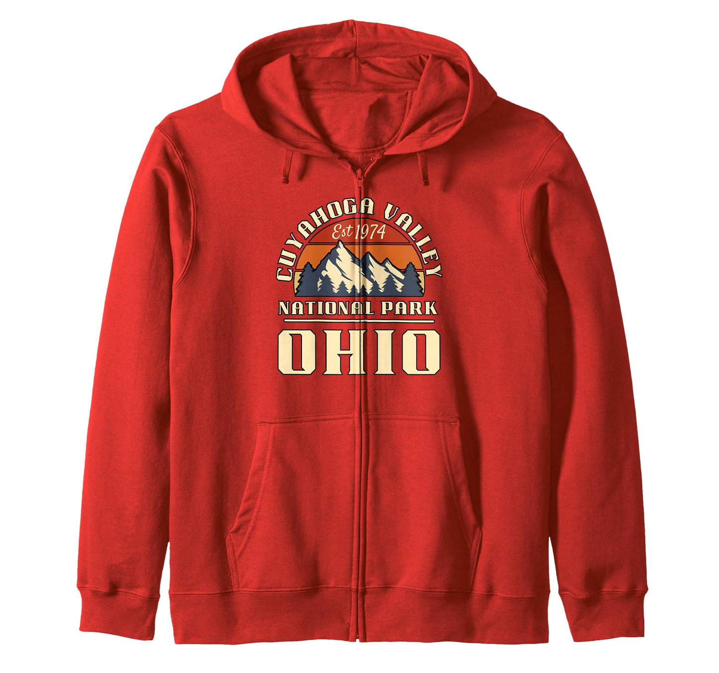 Cuyahoga Valley National Park Ohio T-Shirt - Minimalist Print for Adults - T-Shirt, Sweatshirt, Hoodie