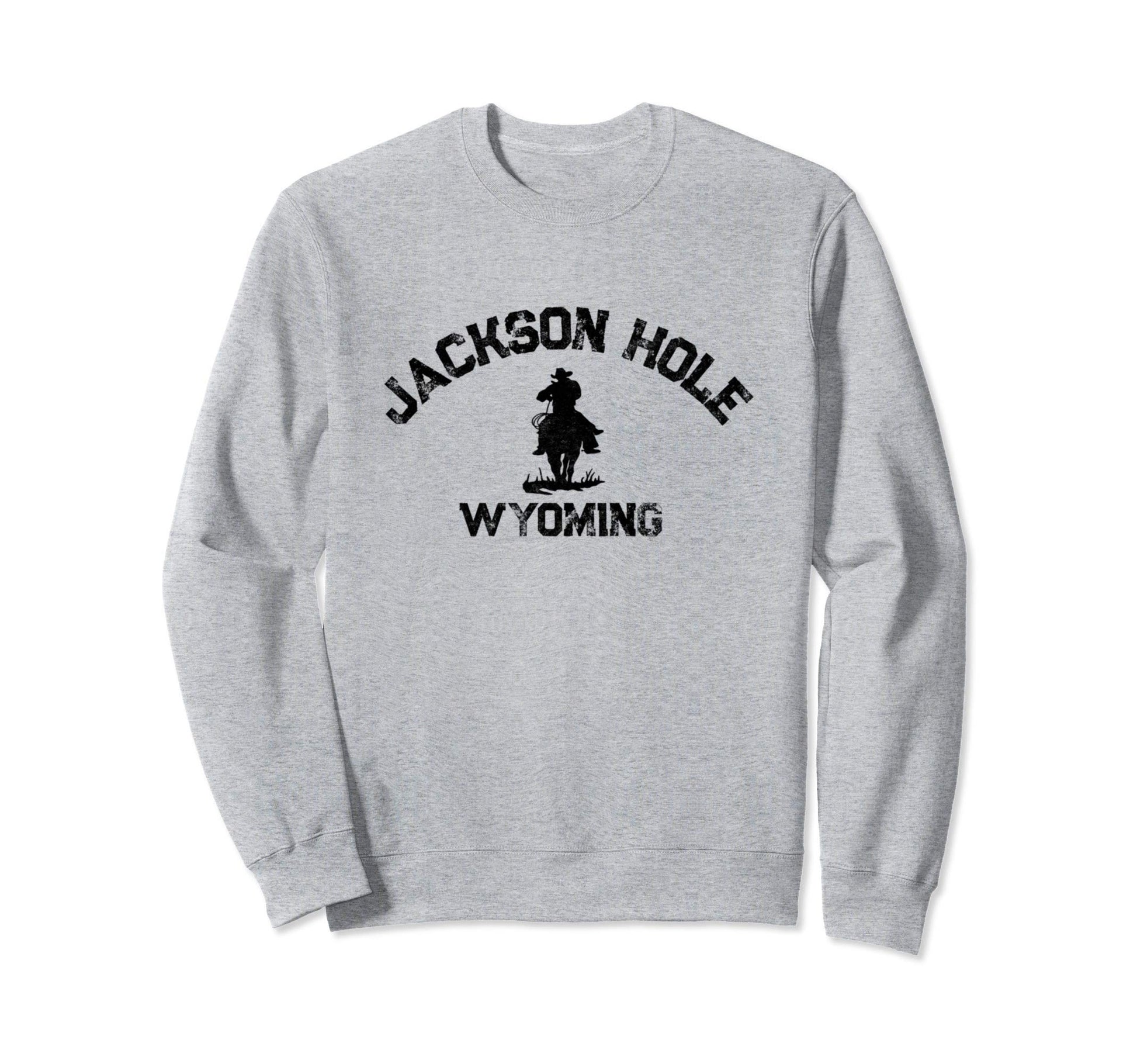 Jackson Hole Wyoming American Horse Sweatshirt - Trendy Graphic Unisex - T-Shirt, Sweatshirt, Hoodie
