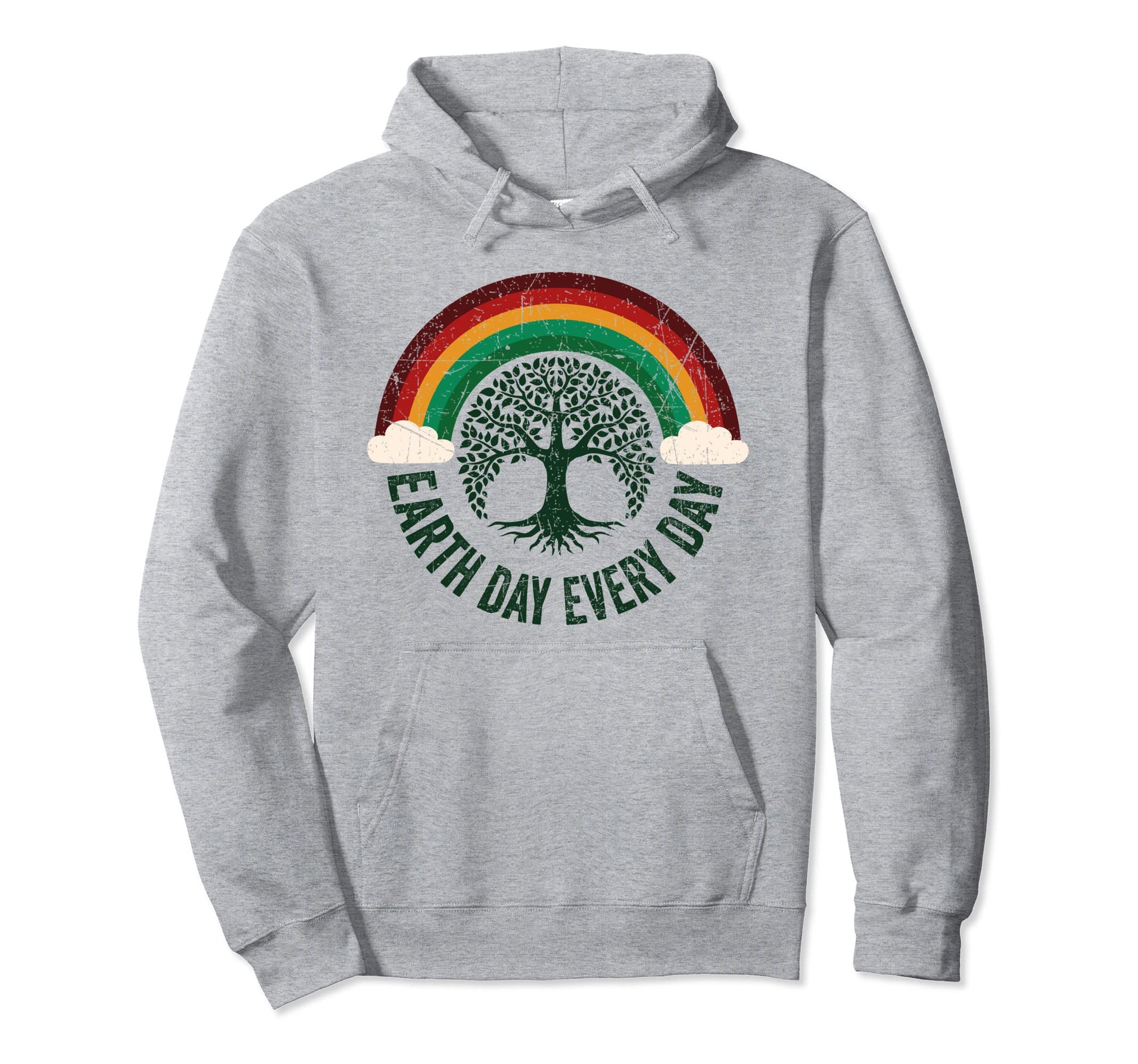 Earth Day Every Day Rainbow Save Our Hoodie - Fun Novelty Design Unisex - T-Shirt, Sweatshirt, Hoodie