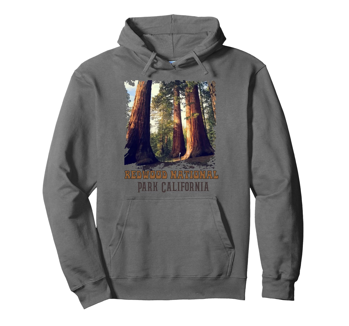 Redwoods Humboldt State Park Redwoods Hoodie - Custom Art Print for Adults - T-Shirt, Sweatshirt, Hoodie