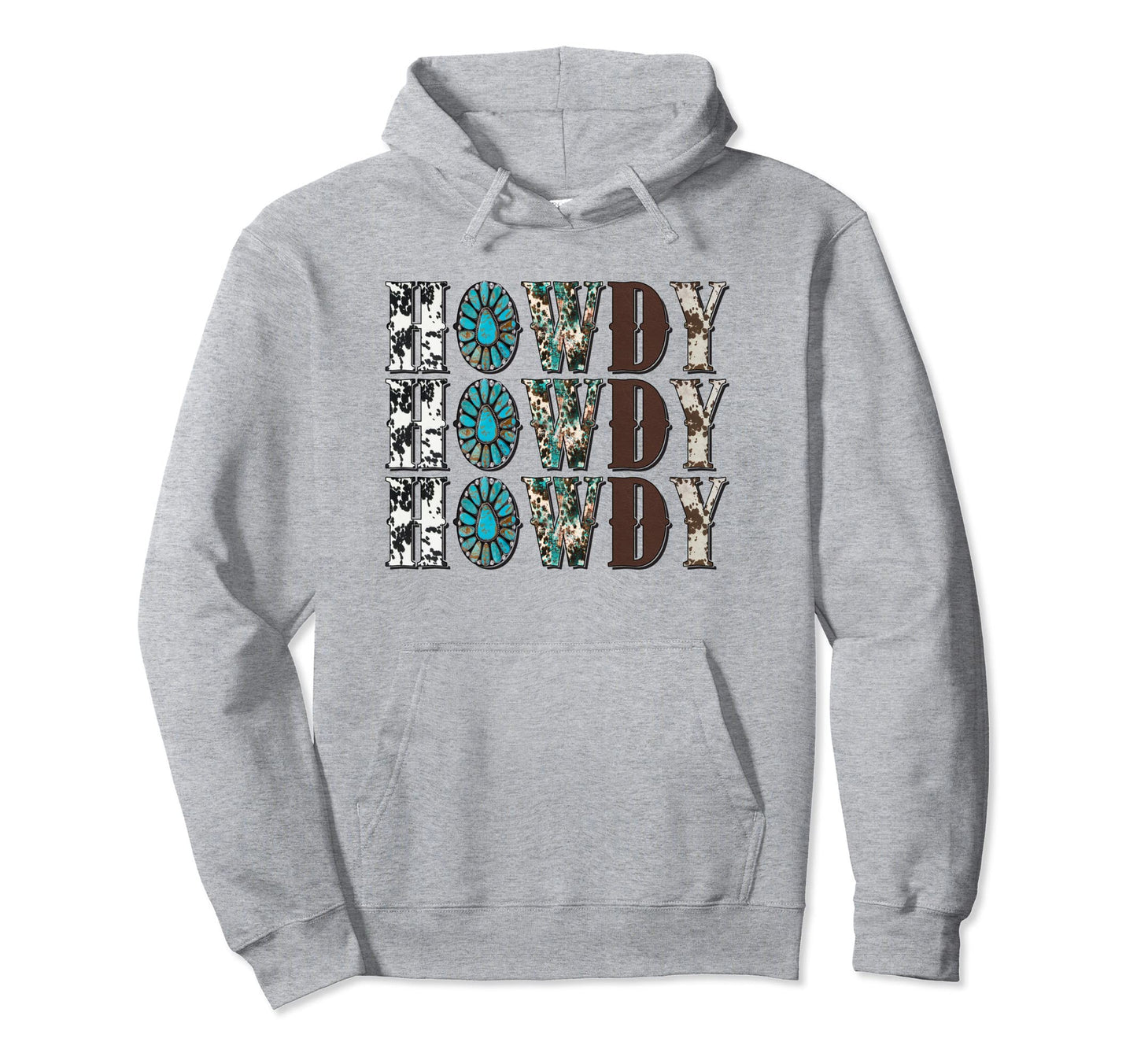 Howdy Rodeo Western Country Cowboy Hoodie - Trendy Graphic Men Women - T-Shirt, Sweatshirt, Hoodie
