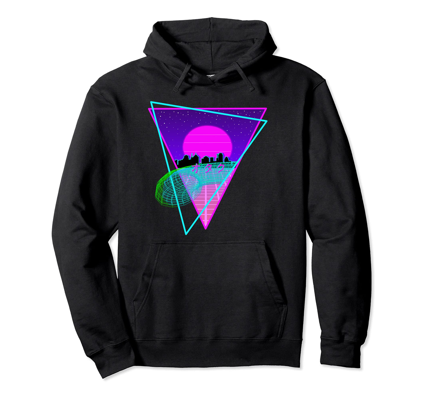 Vaporwave Aesthetic Eighties Art Hoodie - Novelty Apparel for Adults - T-Shirt, Sweatshirt, Hoodie