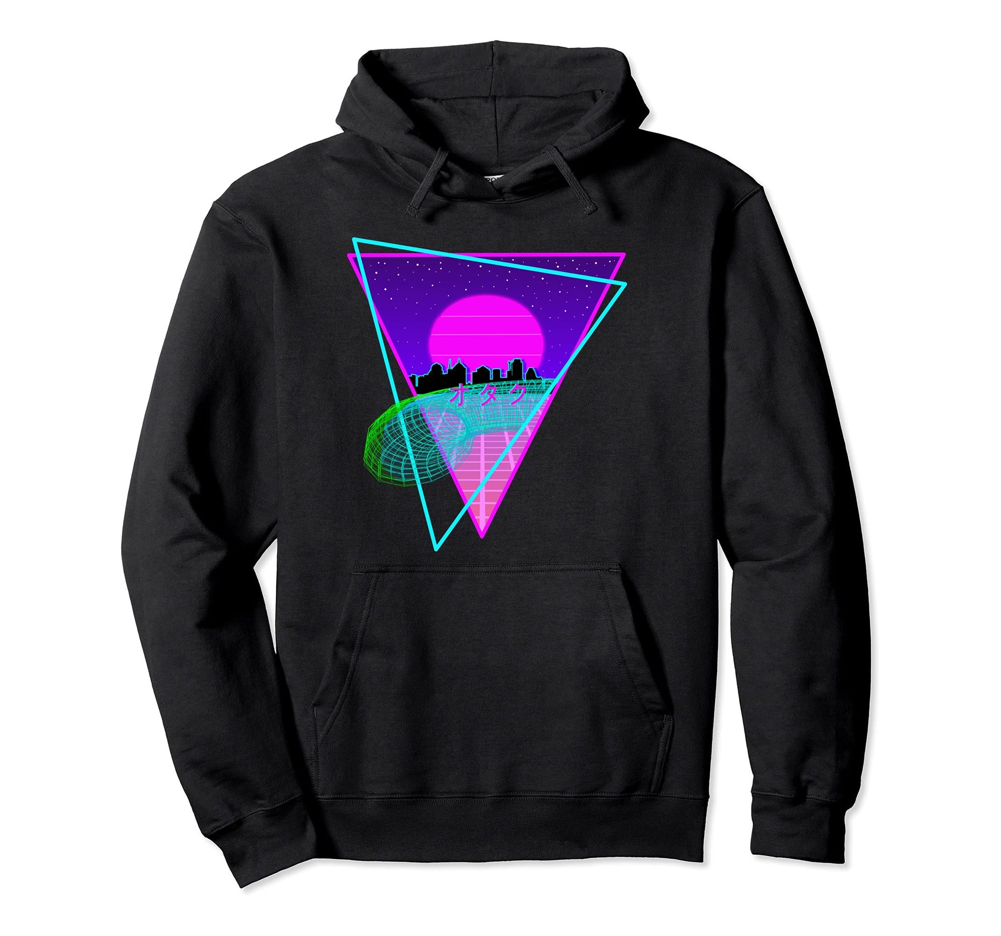Vaporwave Aesthetic Eighties Art Hoodie - Novelty Apparel for Adults - T-Shirt, Sweatshirt, Hoodie