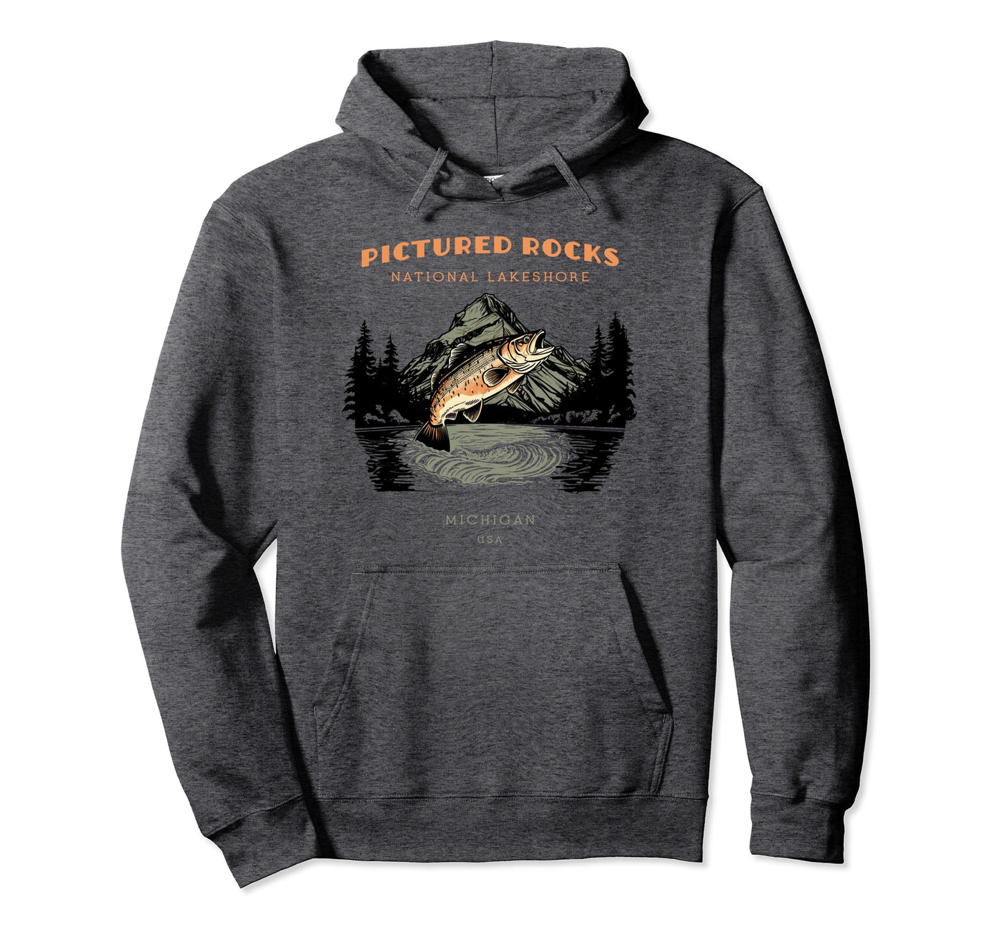 Pictured Rocks National Lakeshore Hoodie - Novelty Apparel for Adults - T-Shirt, Sweatshirt, Hoodie
