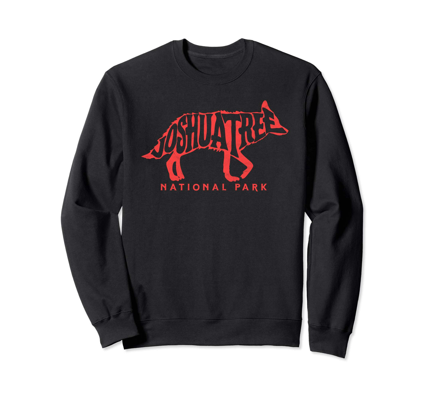 Joshua Tree National Park Red Sweatshirt - Aesthetic Graphic for Adults - T-Shirt, Sweatshirt, Hoodie