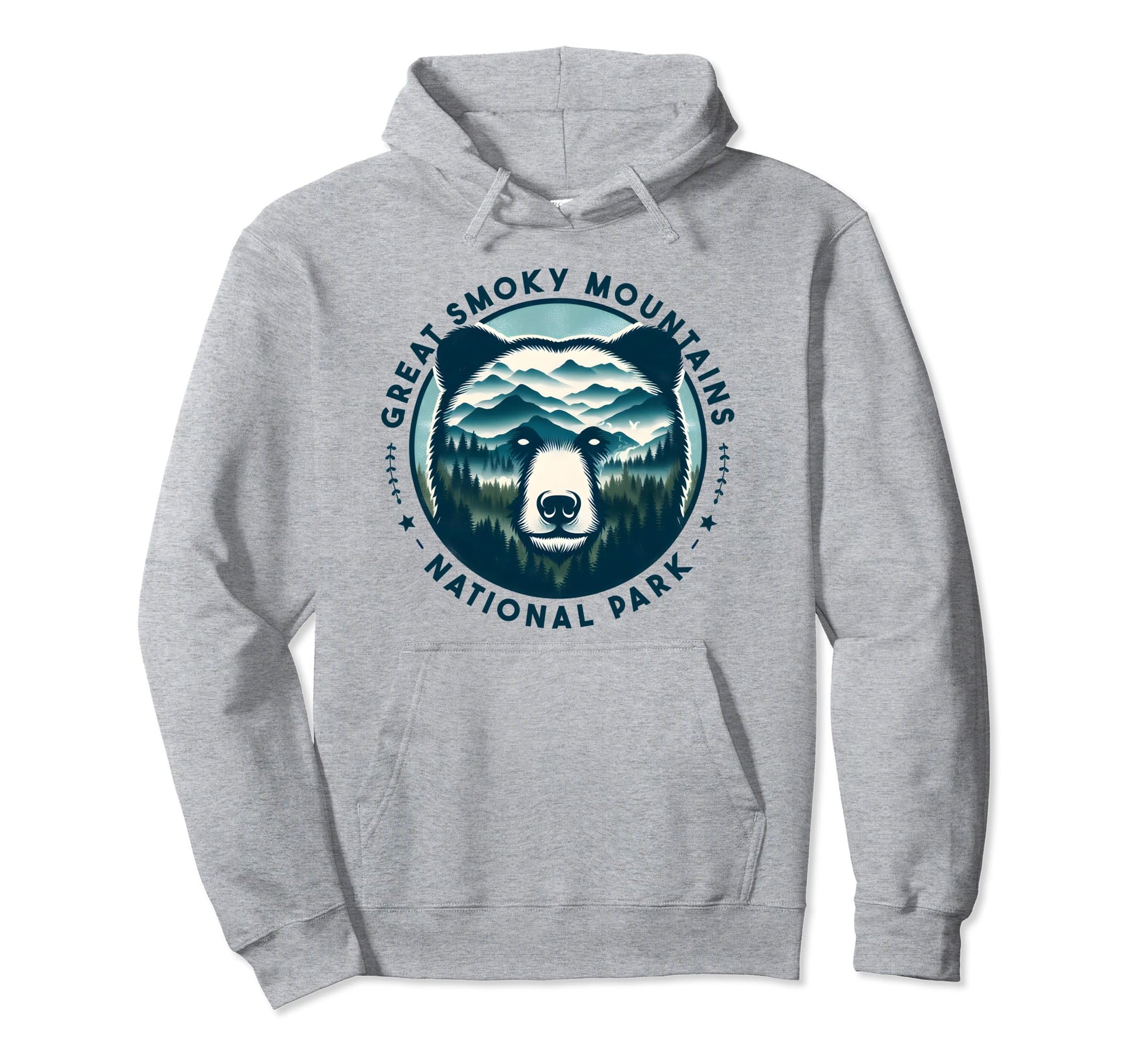 Hiking Camping Great Smoky Mountains Hoodie - Minimalist Print Unisex - T-Shirt, Sweatshirt, Hoodie