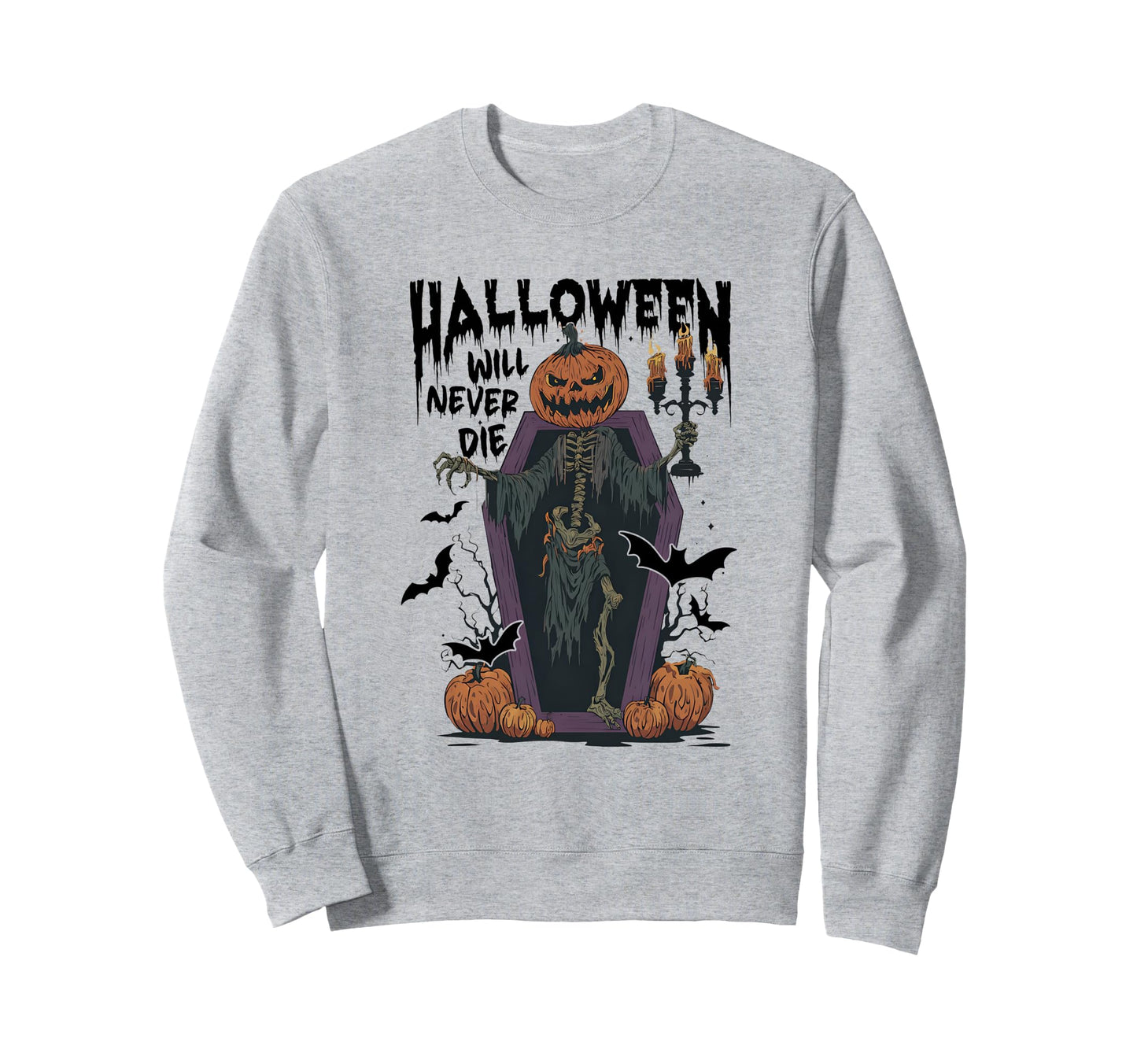 Pastel Spooky Ghost Aesthetic Sweatshirt - Minimalist Print for Adults - T-Shirt, Sweatshirt, Hoodie