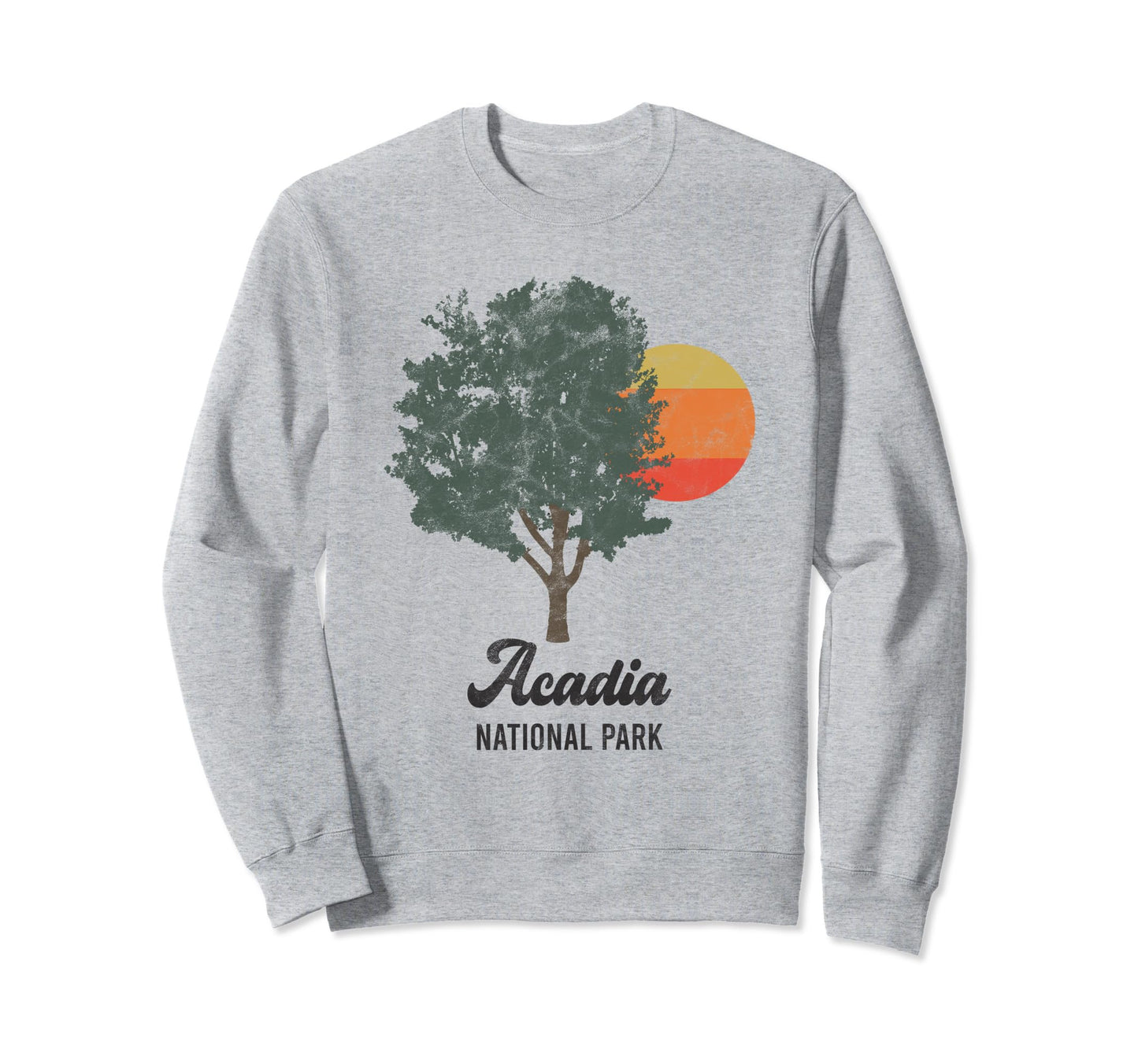 Acadia National Park Hiking Camping Sweatshirt - Trendy Graphic for Adults - T-Shirt, Sweatshirt, Hoodie