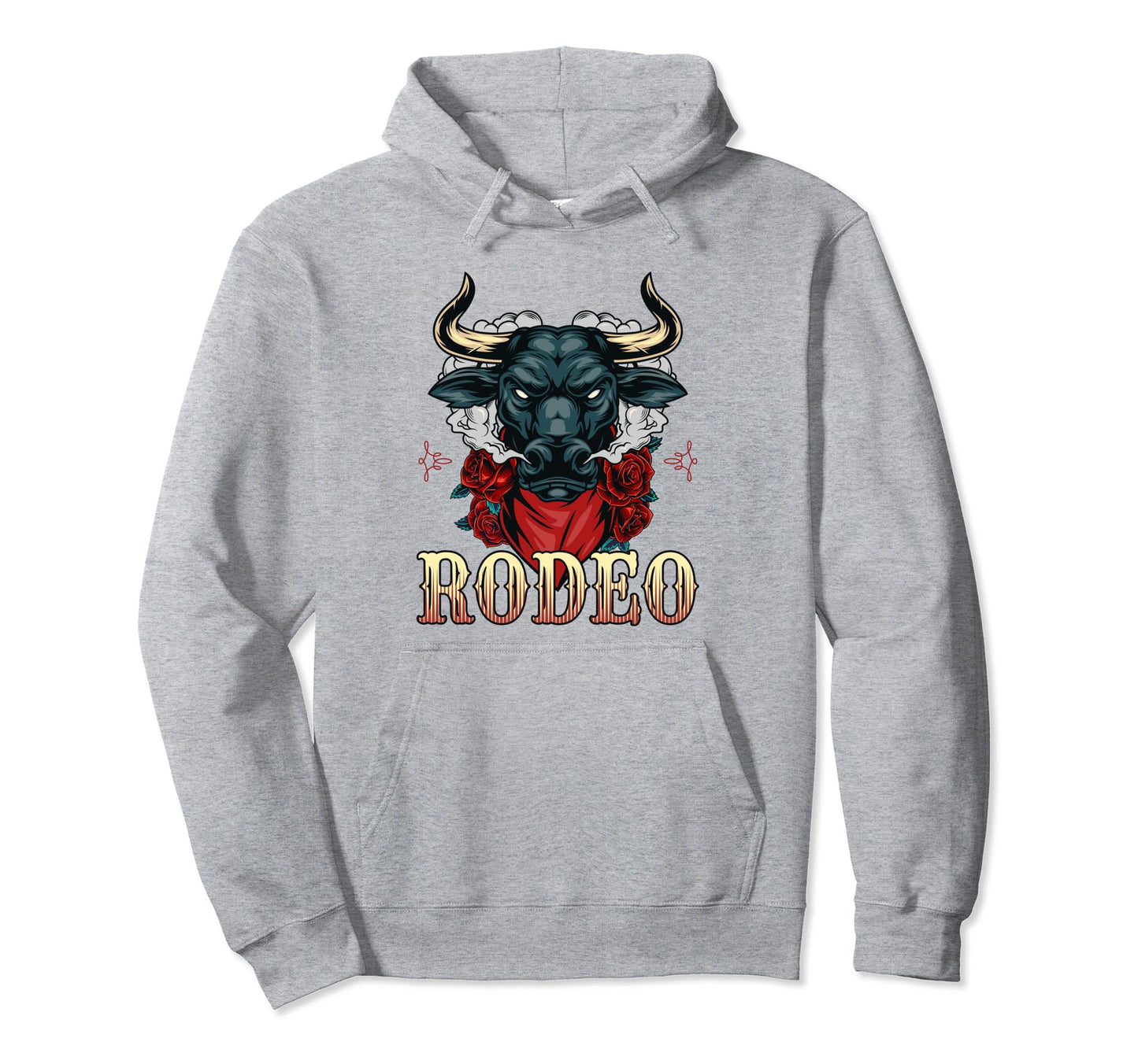 Cowboycore Steer Bull Cow Skull Rodeo Hoodie - Trendy Graphic Men Women - T-Shirt, Sweatshirt, Hoodie