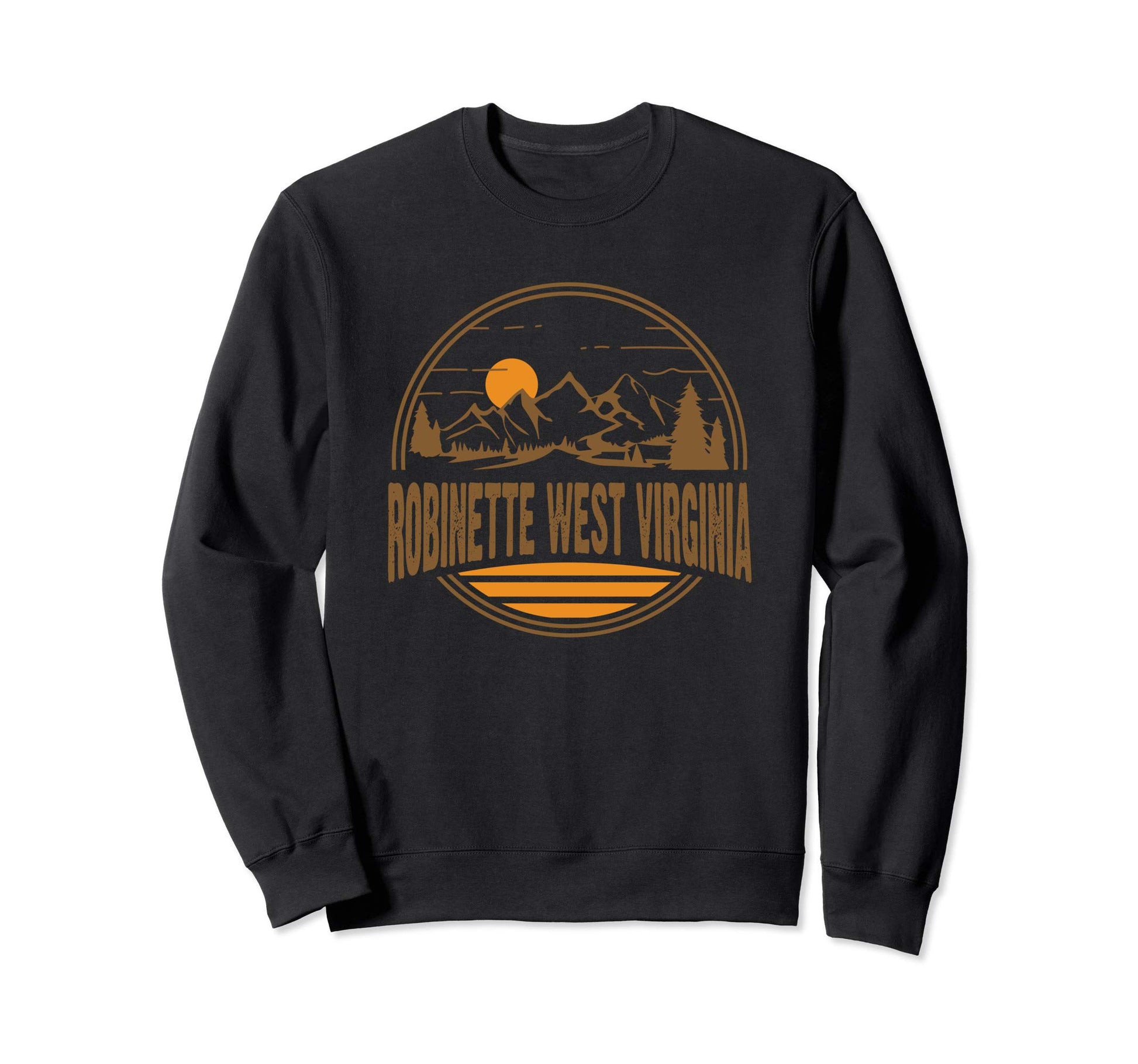 Robinette West Virginia State Sweatshirt - Casual Everyday Wear Men Women - T-Shirt, Sweatshirt, Hoodie