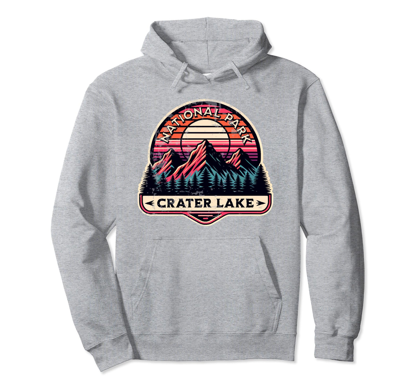 Crater Lake National Park Oregon Sweatshirt - Custom Art Print for Adults - T-Shirt, Sweatshirt, Hoodie