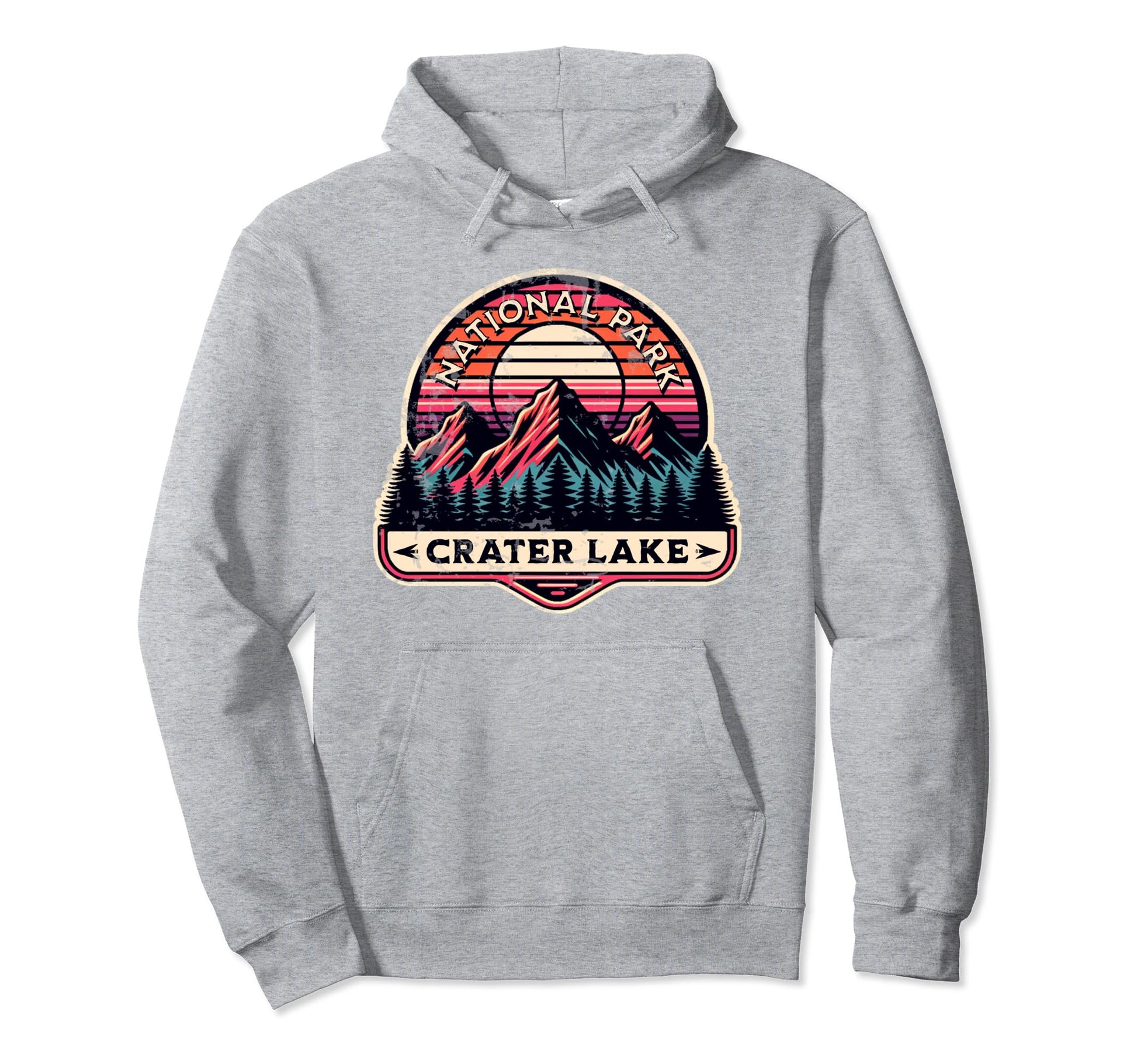 Crater Lake National Park Oregon Sweatshirt - Custom Art Print for Adults - T-Shirt, Sweatshirt, Hoodie