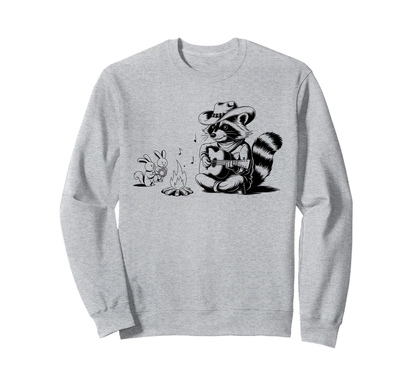 Raccoon 90S Country Music Western Sweatshirt - Aesthetic Graphic Men Women - T-Shirt, Sweatshirt, Hoodie