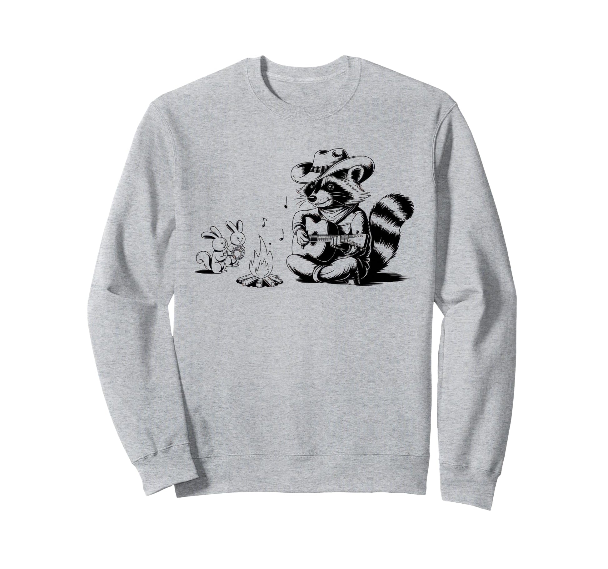 Raccoon 90S Country Music Western Sweatshirt - Aesthetic Graphic Men Women - T-Shirt, Sweatshirt, Hoodie