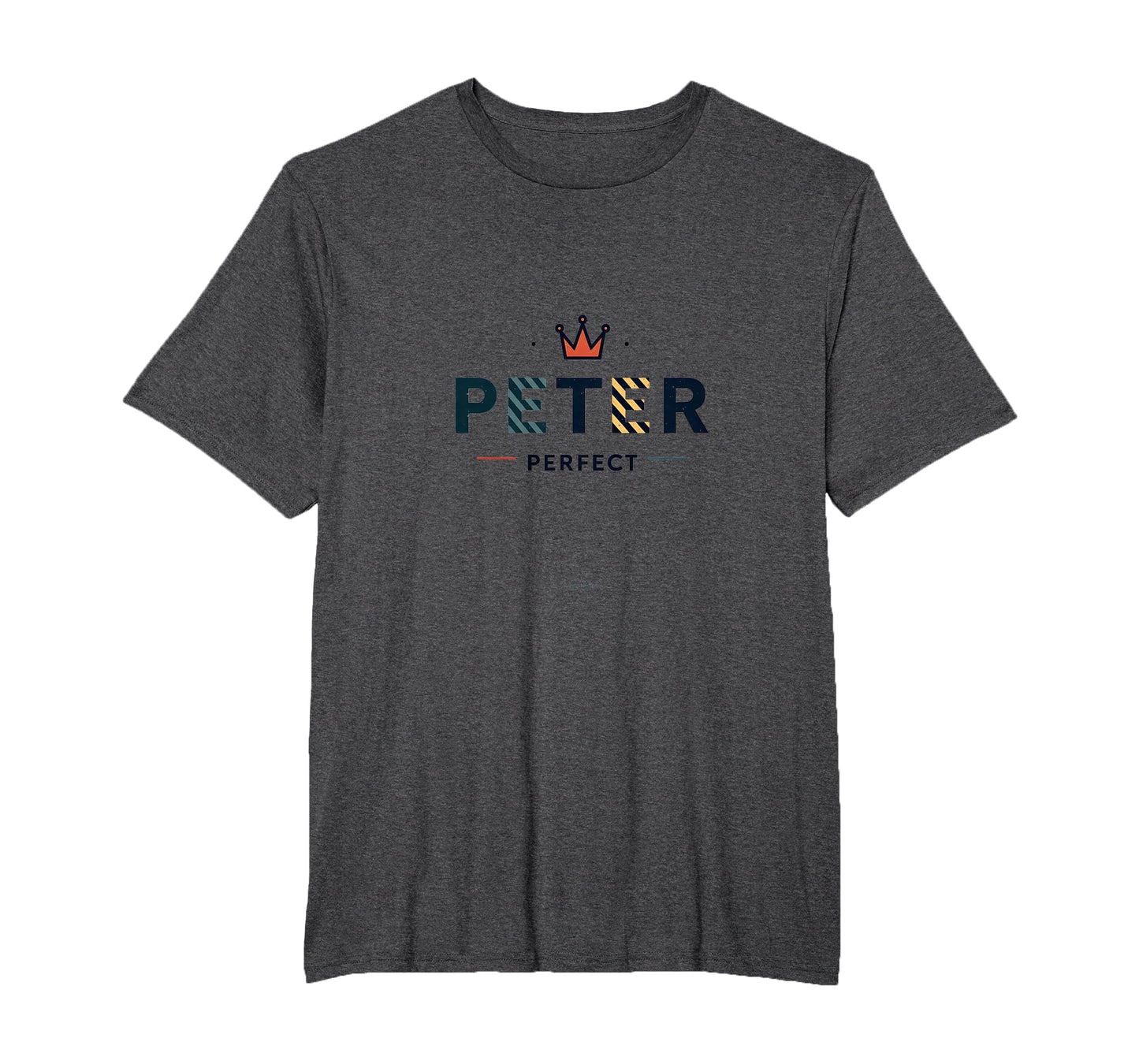 Peter Peter Royal Crown Typography Art T-Shirt - Graphic Print Men Women - T-Shirt, Sweatshirt, Hoodie