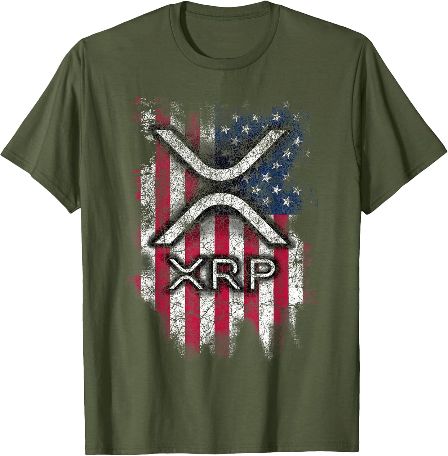 XRP Digital Currency Coin America - Adult & Kids T-Shirts, Sweatshirts & Hoodies apparel design preview 1