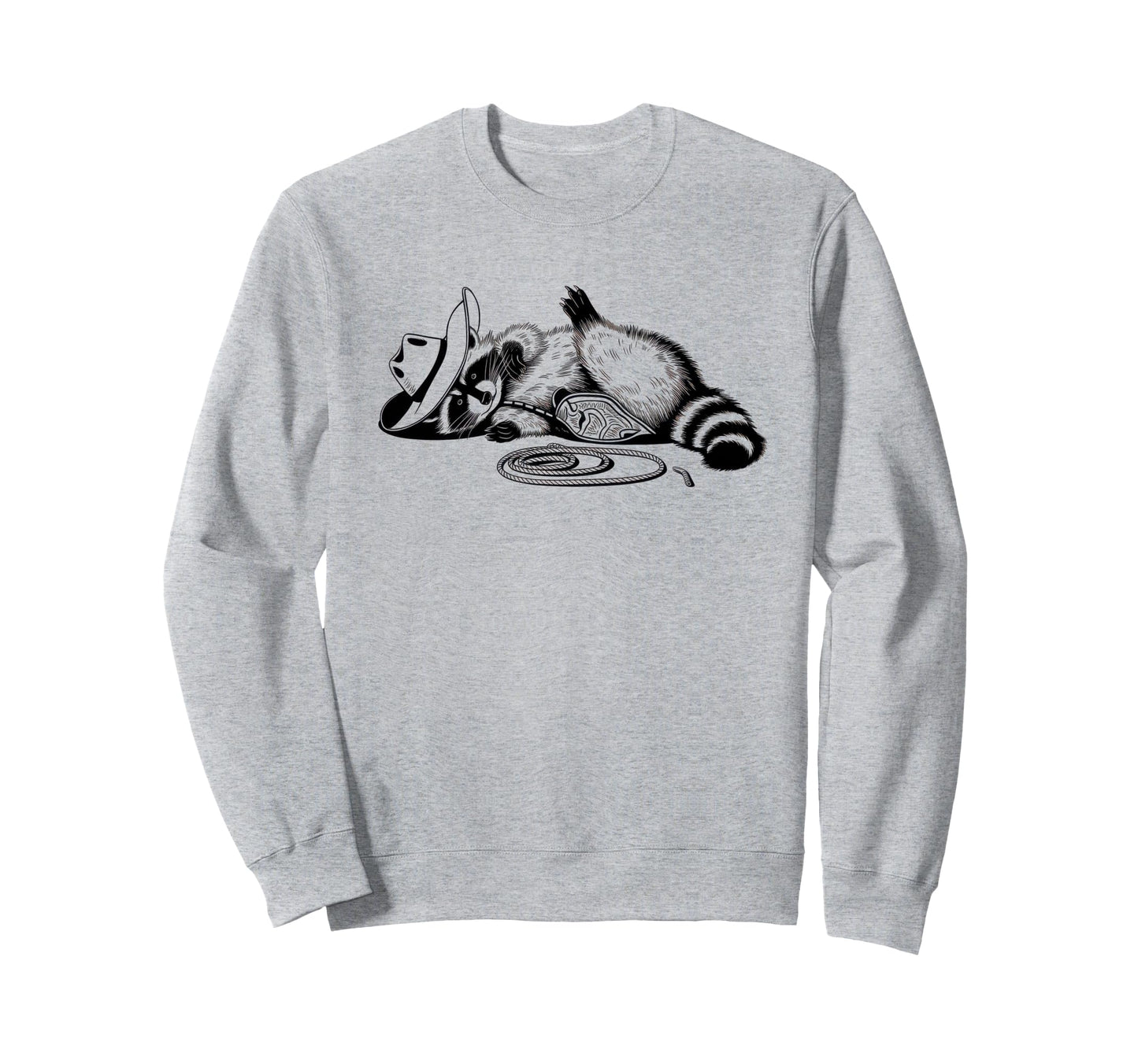 Raccoon 90S Country Music Western Sweatshirt - Aesthetic Graphic Unisex - T-Shirt, Sweatshirt, Hoodie