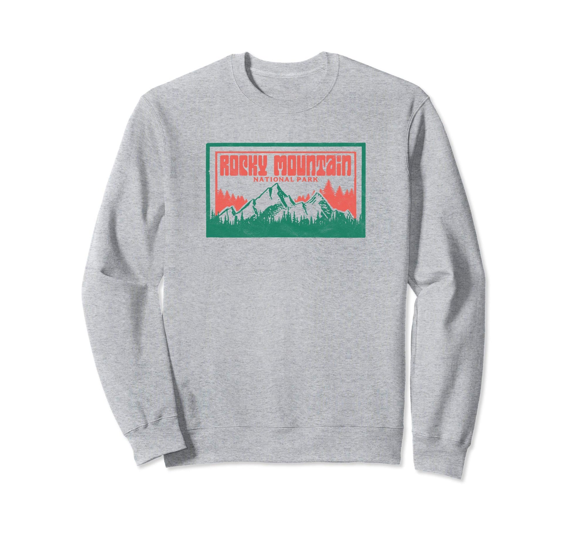 Rocky Mountain National Park Sweatshirt - Minimalist Print Men Women - T-Shirt, Sweatshirt, Hoodie