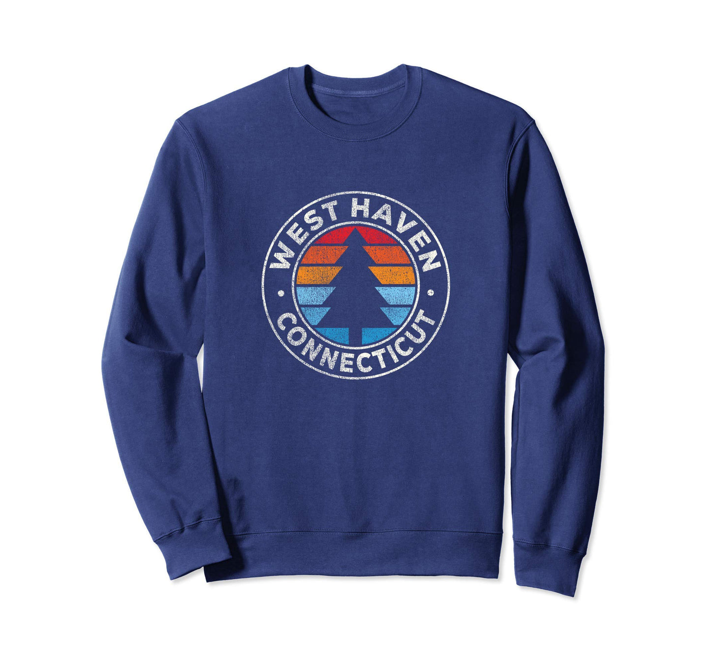 West Haven Connecticut Ct 70S Sweatshirt - Streetwear Style for Adults - T-Shirt, Sweatshirt, Hoodie