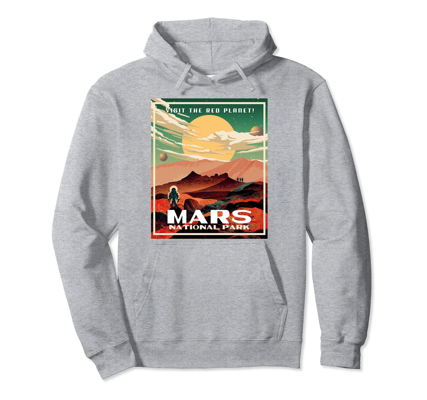 Mars National Park Park Martian Hoodie - Trendy Graphic Men Women - T-Shirt, Sweatshirt, Hoodie