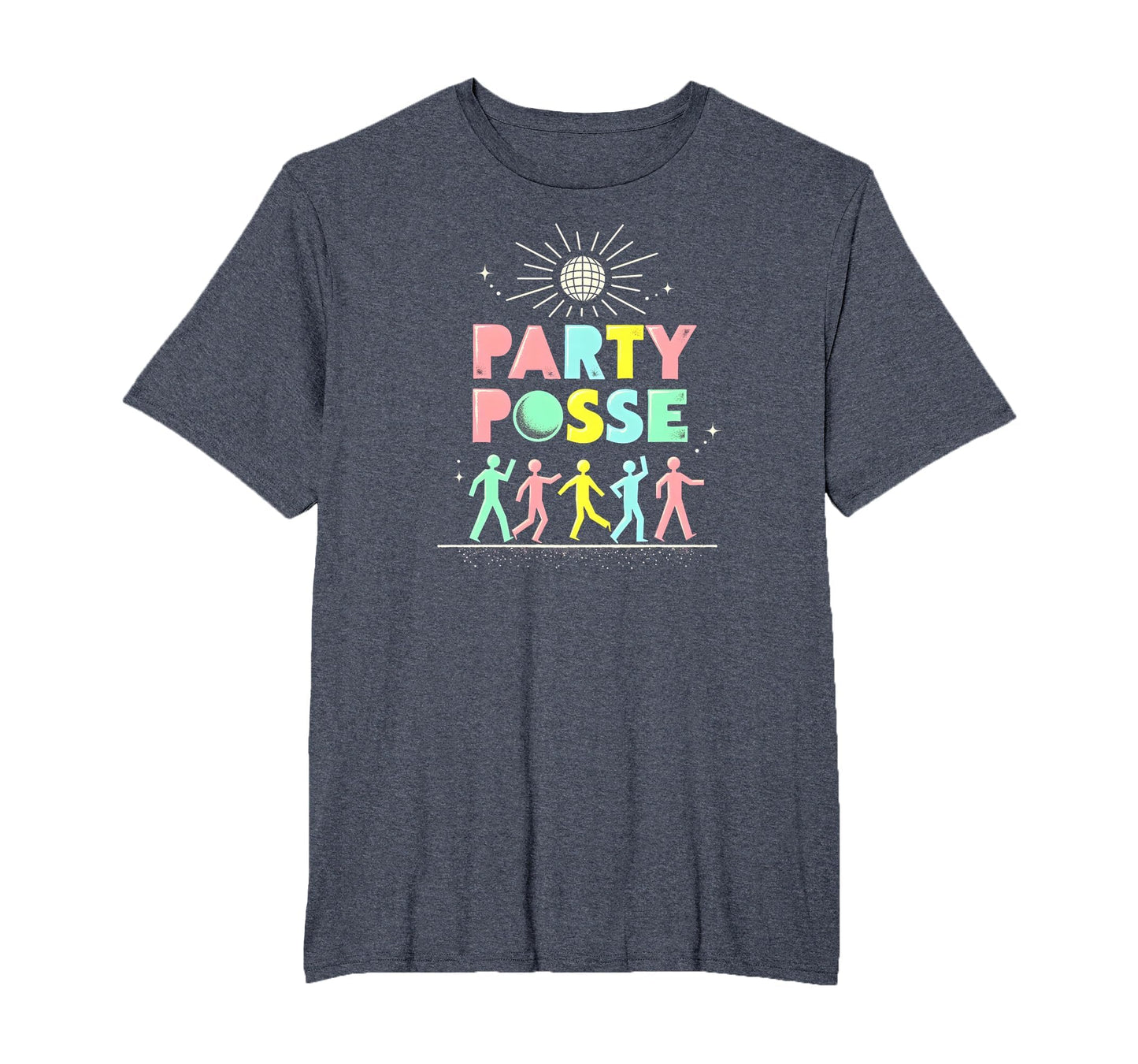 Party Posse Disco Fever Squad Night T-Shirt - Casual Everyday Wear Unisex - T-Shirt, Sweatshirt, Hoodie