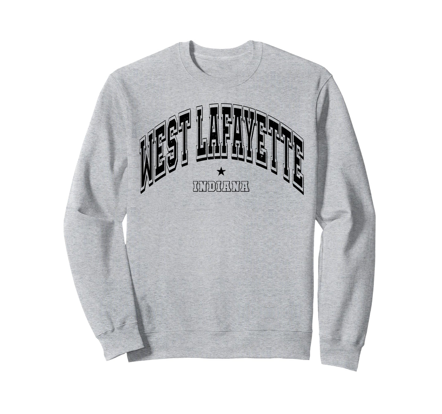 Throwback Athletic West Sweatshirt - Fun Novelty Design for Adults - T-Shirt, Sweatshirt, Hoodie