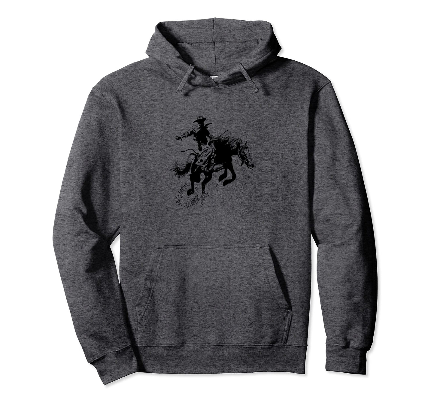 Unique Western Rodeo Cowboy Bucking Horse Hoodie - Streetwear Style Unisex - T-Shirt, Sweatshirt, Hoodie