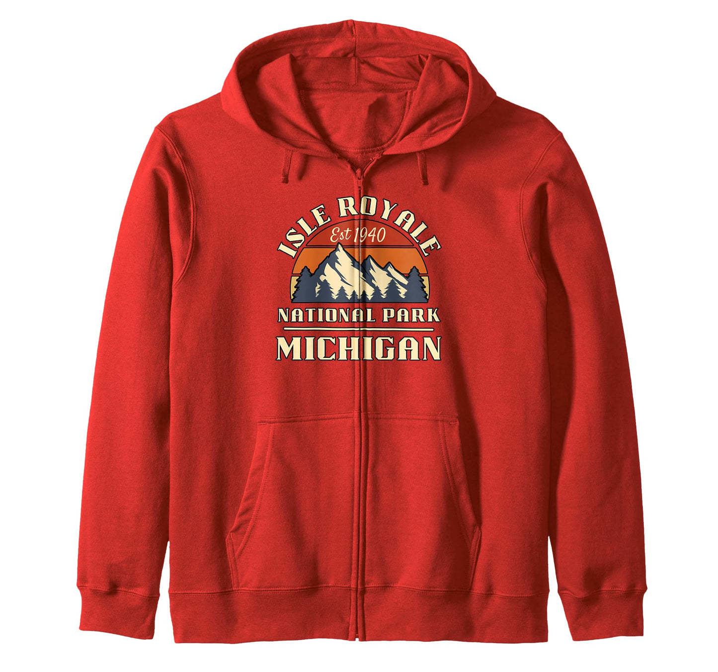 Isle Royale National Park Michigan Sweatshirt - Custom Art Print Unisex - T-Shirt, Sweatshirt, Hoodie