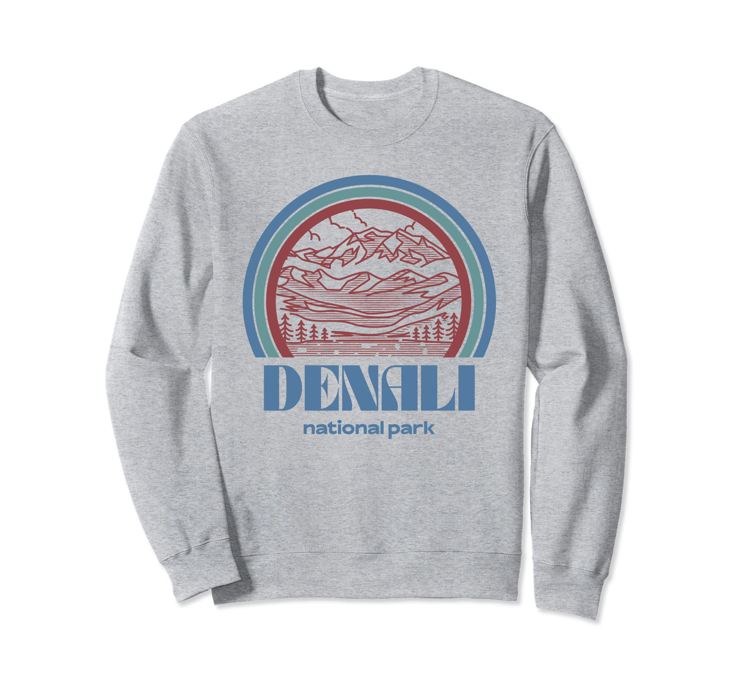 Denali National Park Outdoor Hiking Sweatshirt - Trendy Graphic Unisex - T-Shirt, Sweatshirt, Hoodie