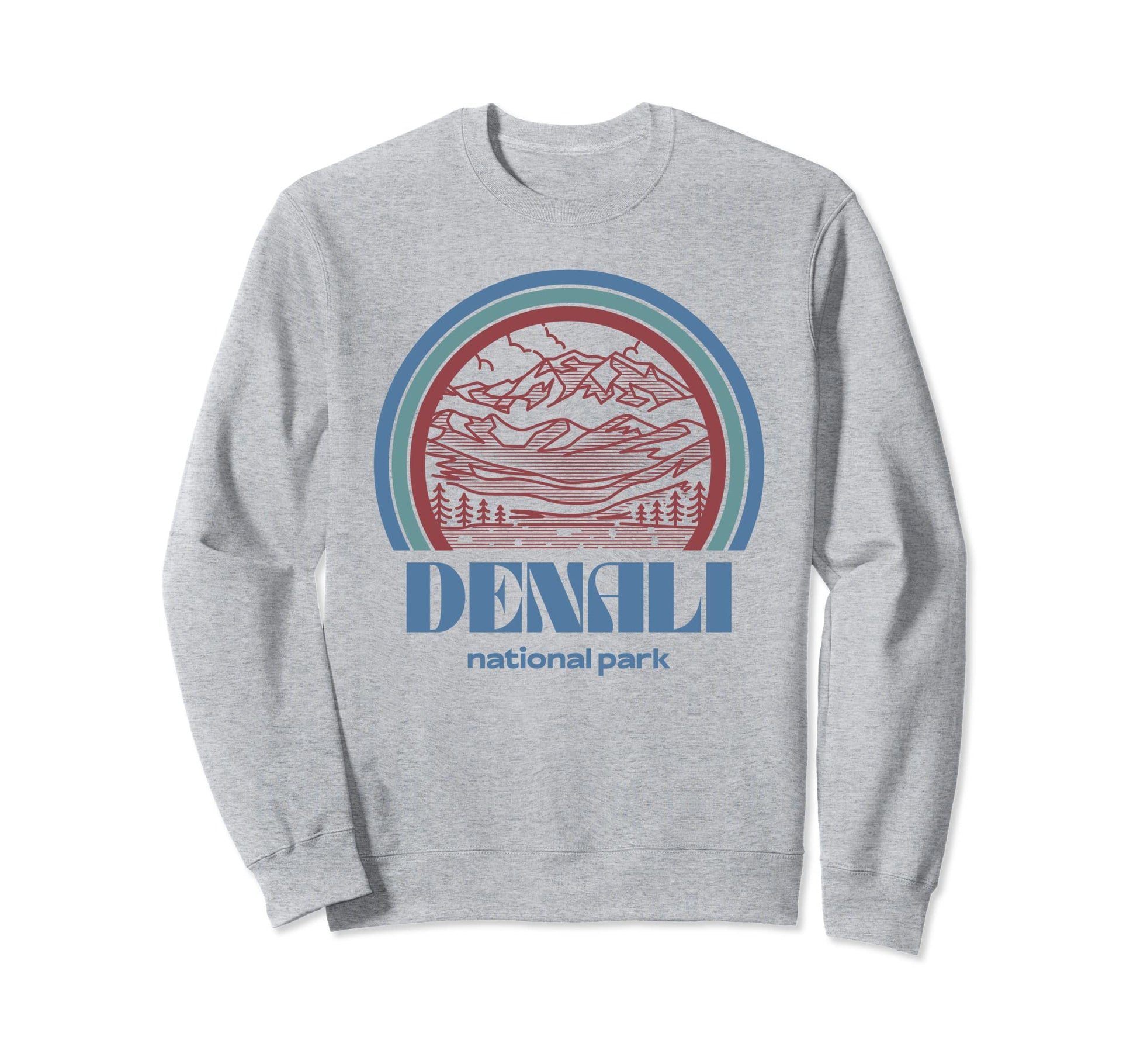 Denali National Park Outdoor Hiking Sweatshirt - Trendy Graphic Unisex - T-Shirt, Sweatshirt, Hoodie