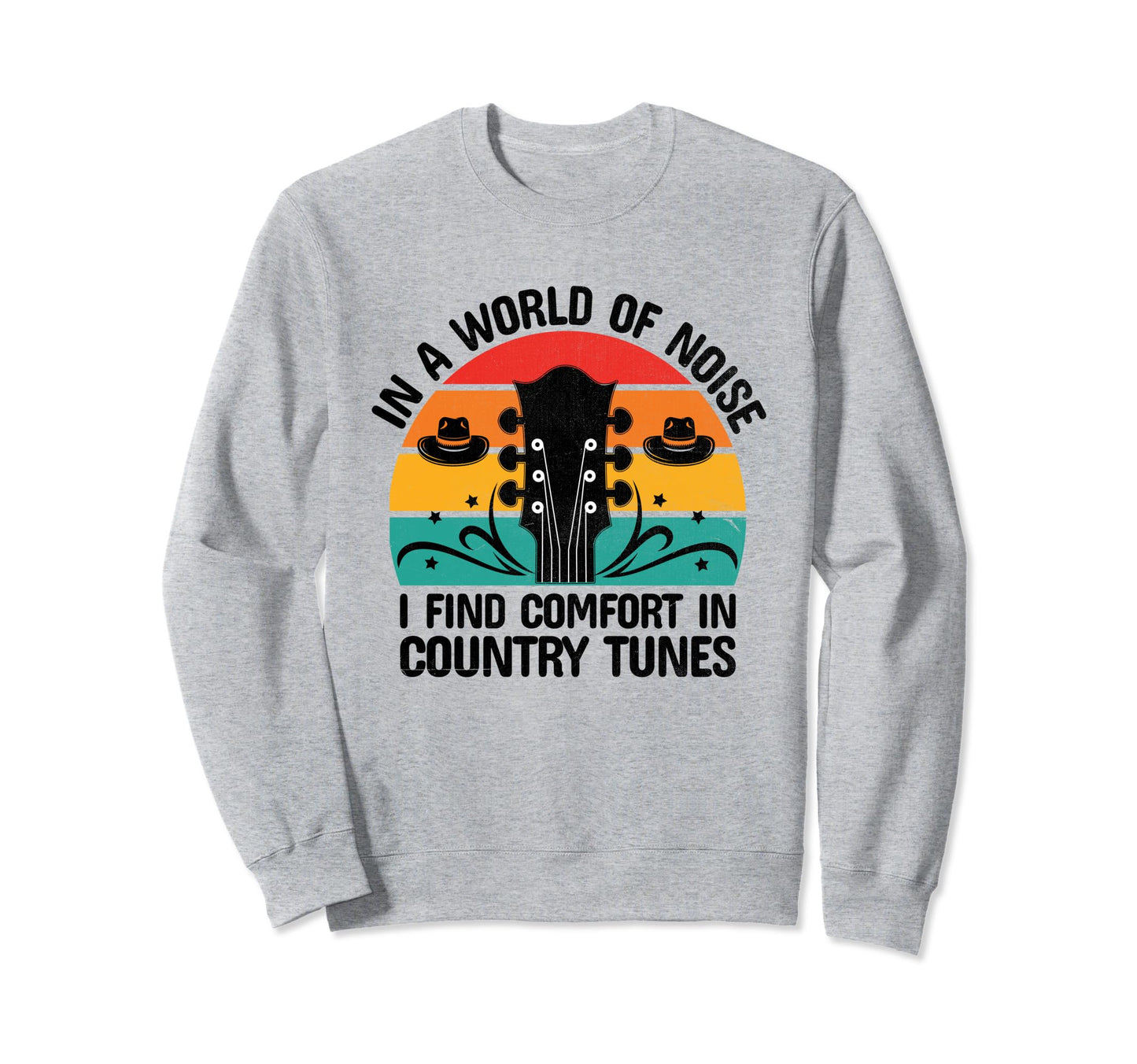 County Music Music Lover Western Sweatshirt - Graphic Print for Adults - T-Shirt, Sweatshirt, Hoodie
