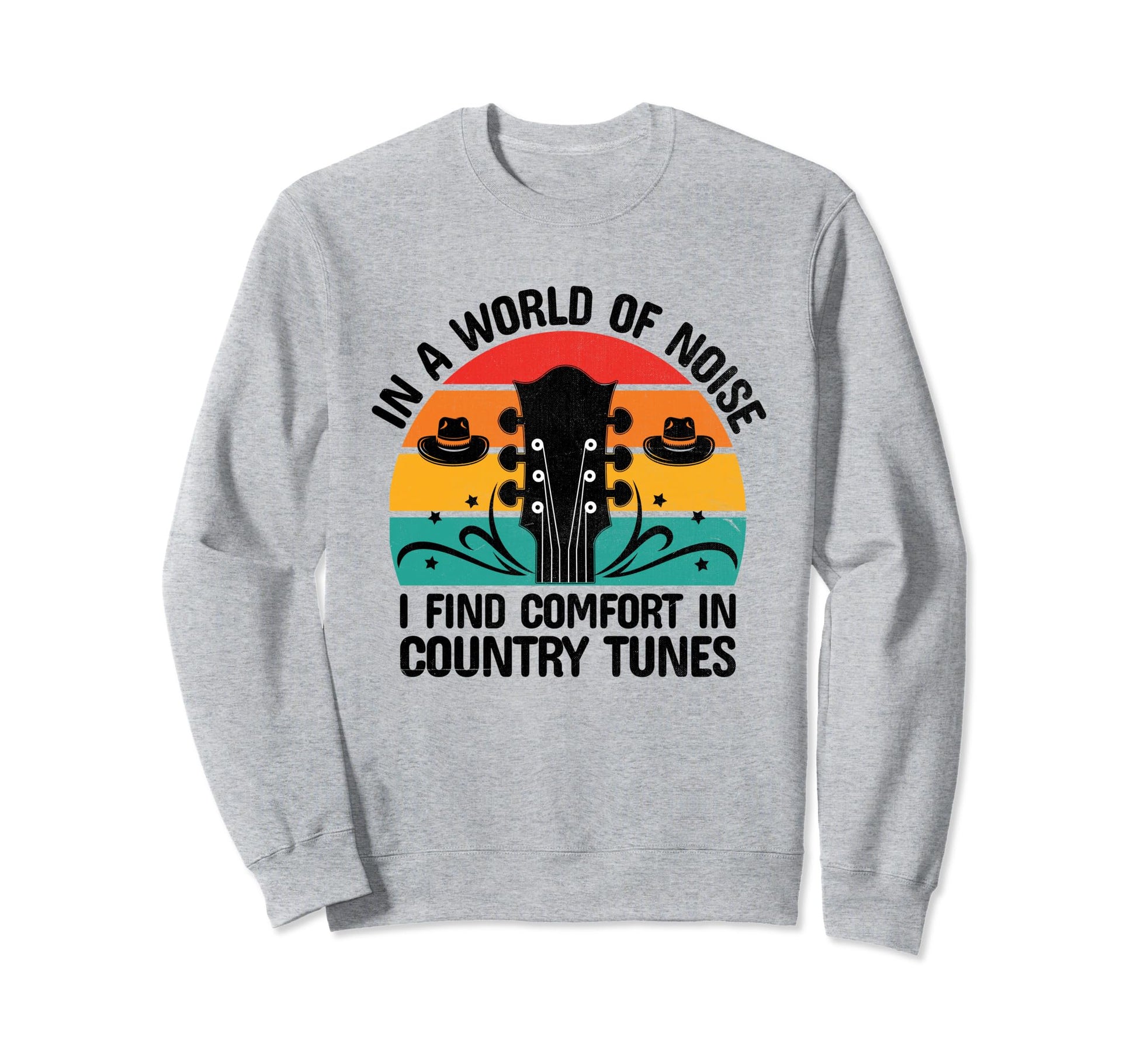 County Music Music Lover Western Sweatshirt - Graphic Print for Adults - T-Shirt, Sweatshirt, Hoodie