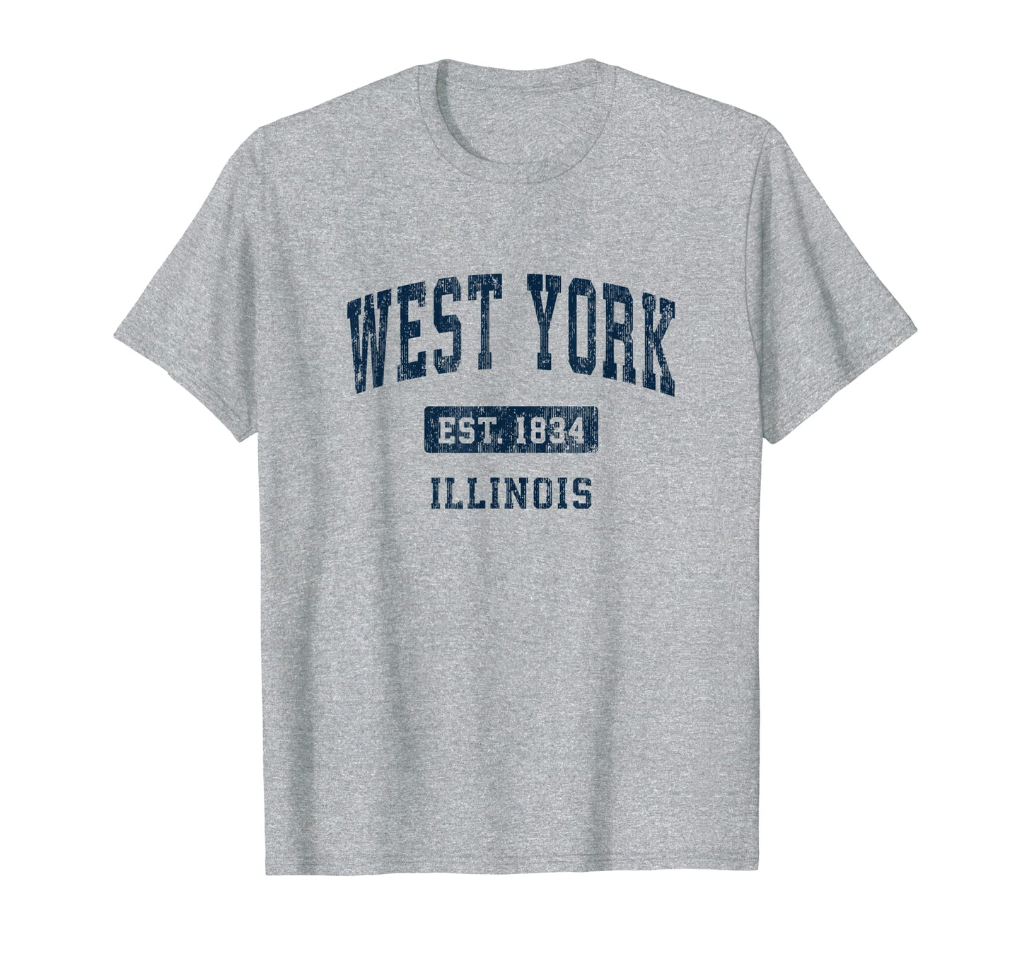West York Illinois Il Athletic Sports T-Shirt - Minimalist Print Unisex - T-Shirt, Sweatshirt, Hoodie
