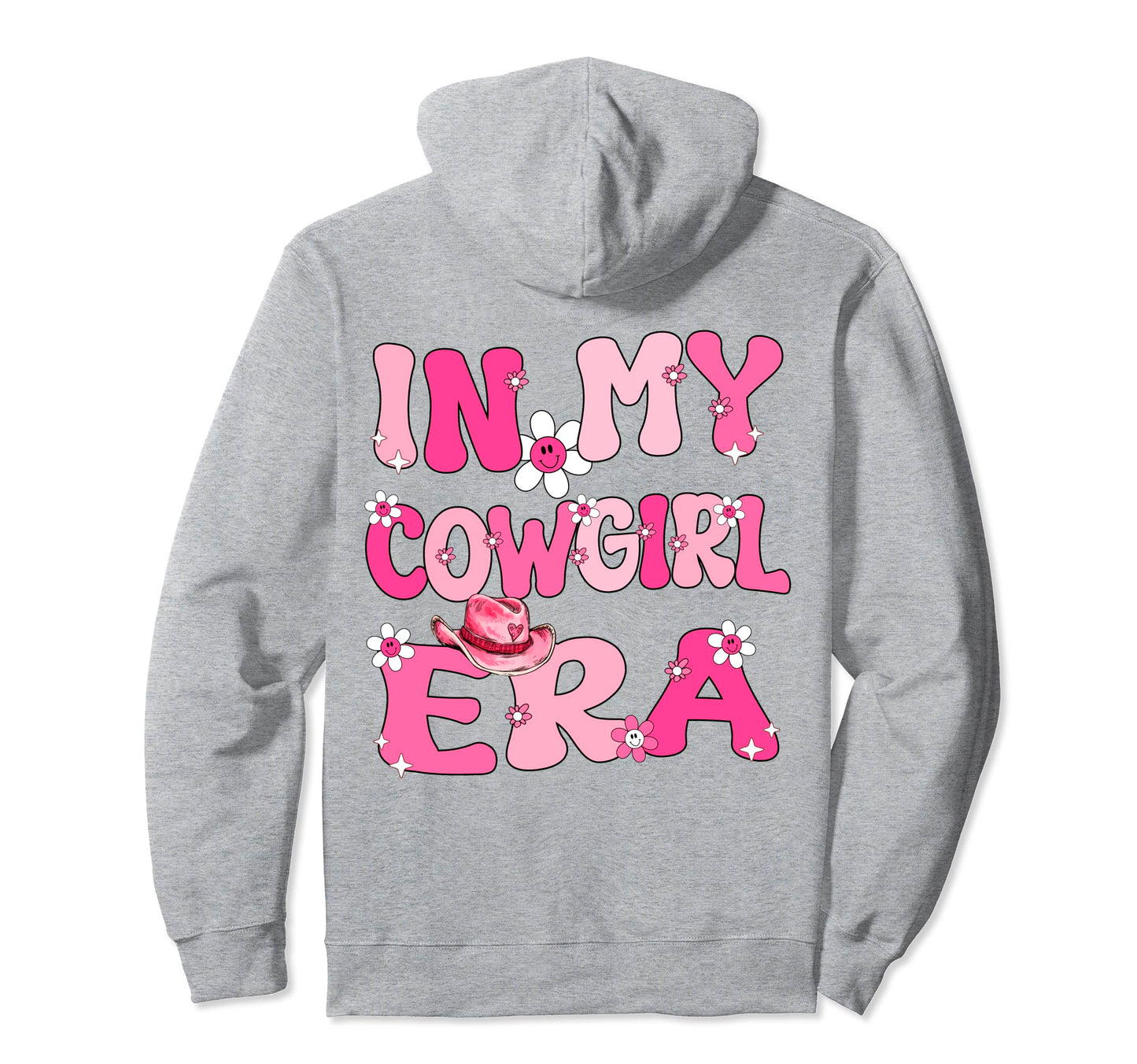 My Cowgirl Era Groovy Western Rodeo Hoodie - Minimalist Print for Adults - T-Shirt, Sweatshirt, Hoodie