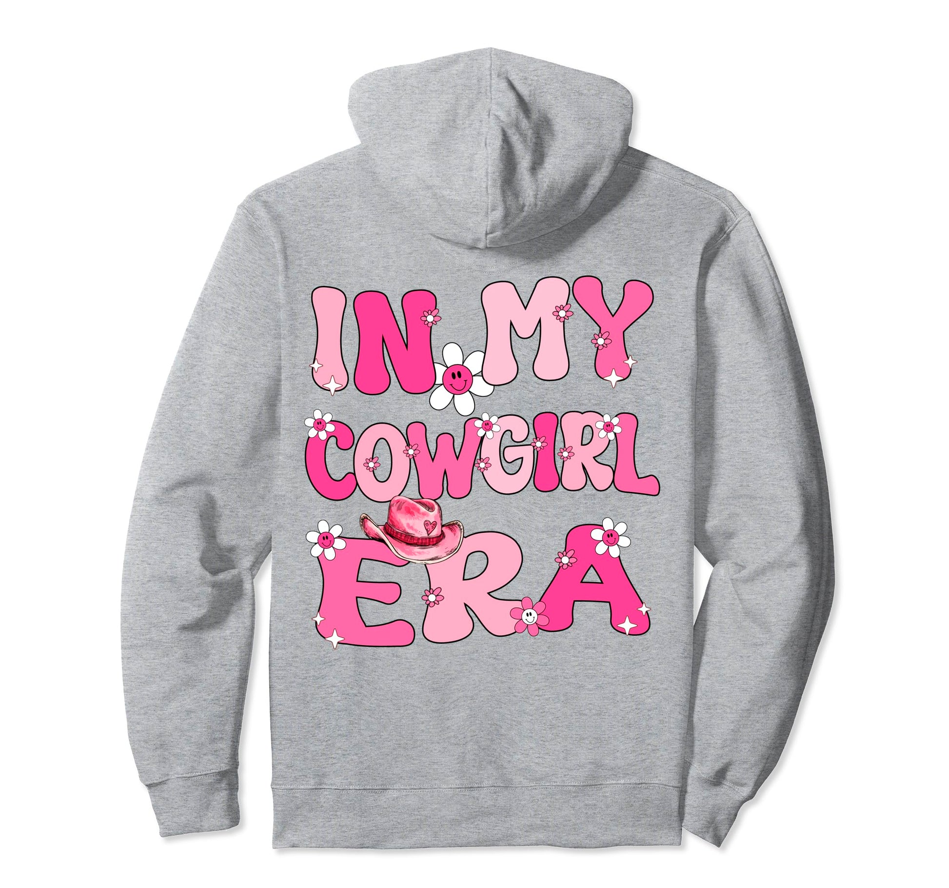 My Cowgirl Era Groovy Western Rodeo Hoodie - Minimalist Print for Adults - T-Shirt, Sweatshirt, Hoodie