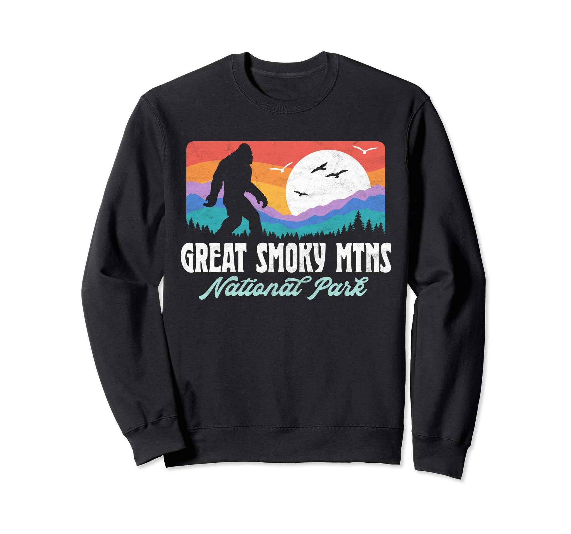Great Smoky Mountains National Sweatshirt - Custom Art Print Men Women - T-Shirt, Sweatshirt, Hoodie