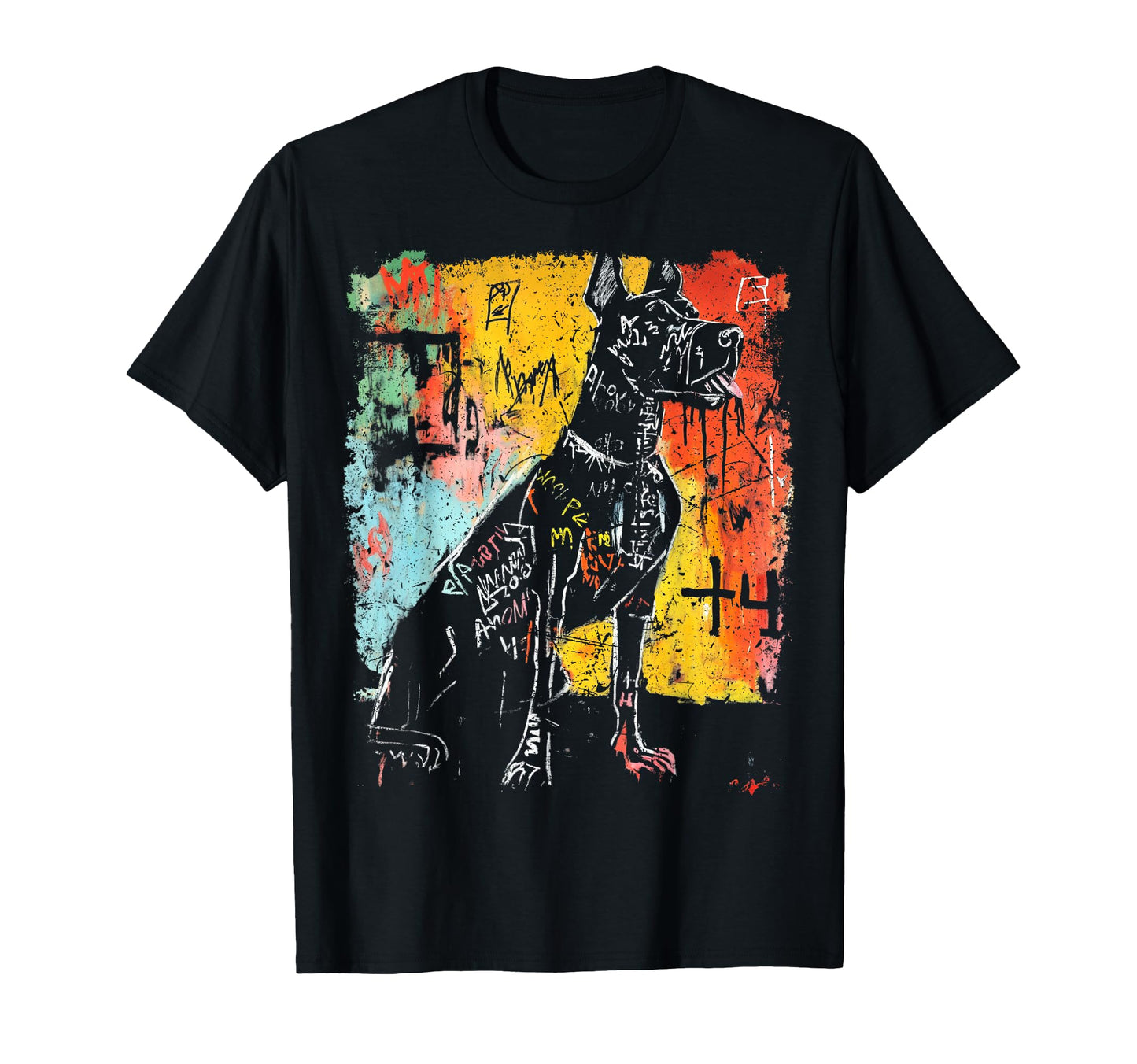 Pop Art Dog 90S Mens Graffiti T-Shirt - Fun Novelty Design Men Women - T-Shirt, Sweatshirt, Hoodie