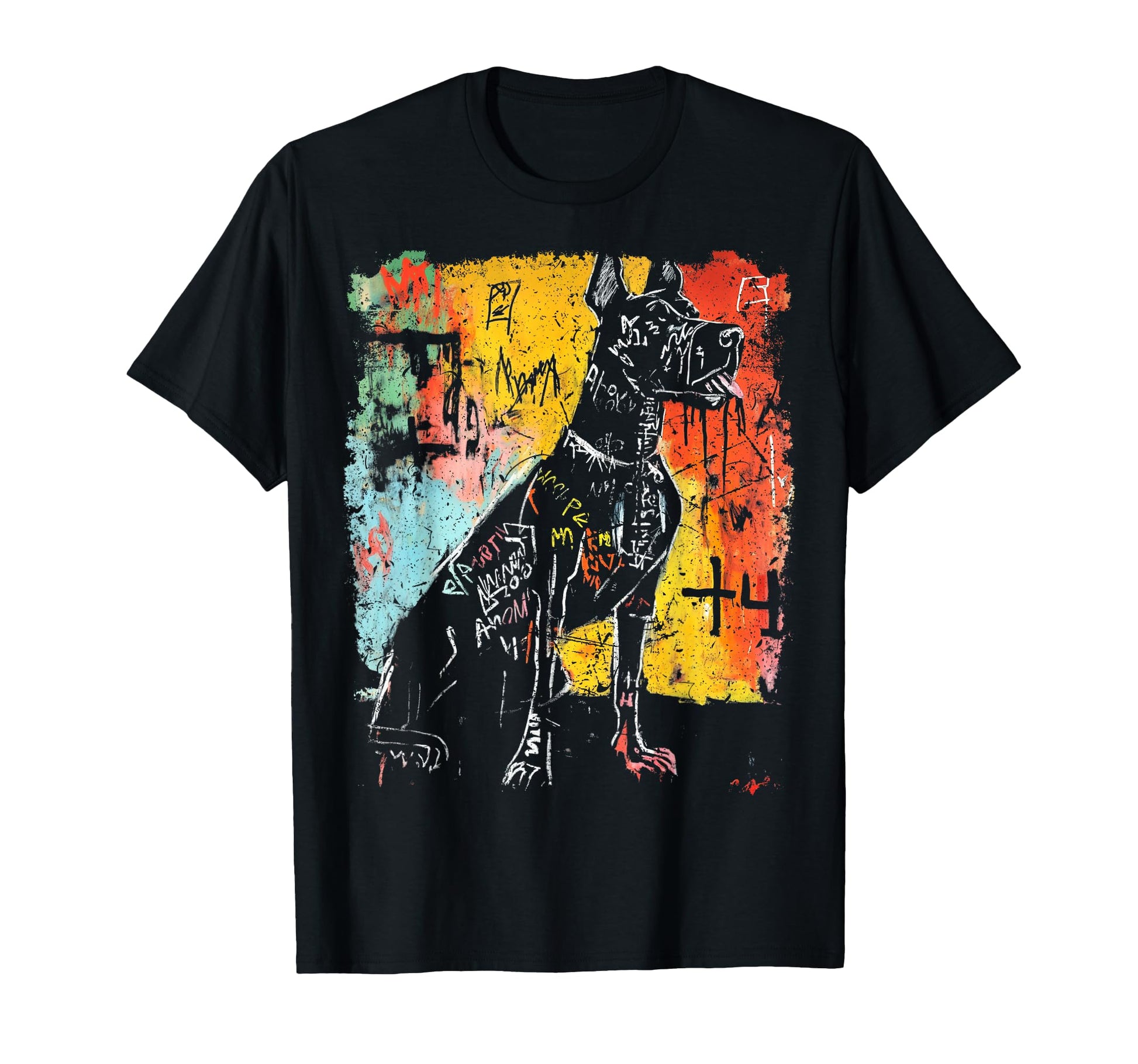 Pop Art Dog 90S Mens Graffiti T-Shirt - Fun Novelty Design Men Women - T-Shirt, Sweatshirt, Hoodie