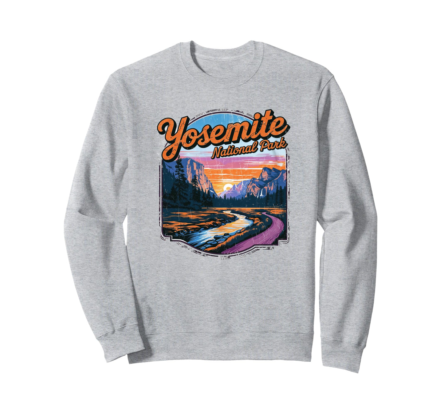Yosemite National Park Sunset Sweatshirt - Novelty Apparel Men Women - T-Shirt, Sweatshirt, Hoodie