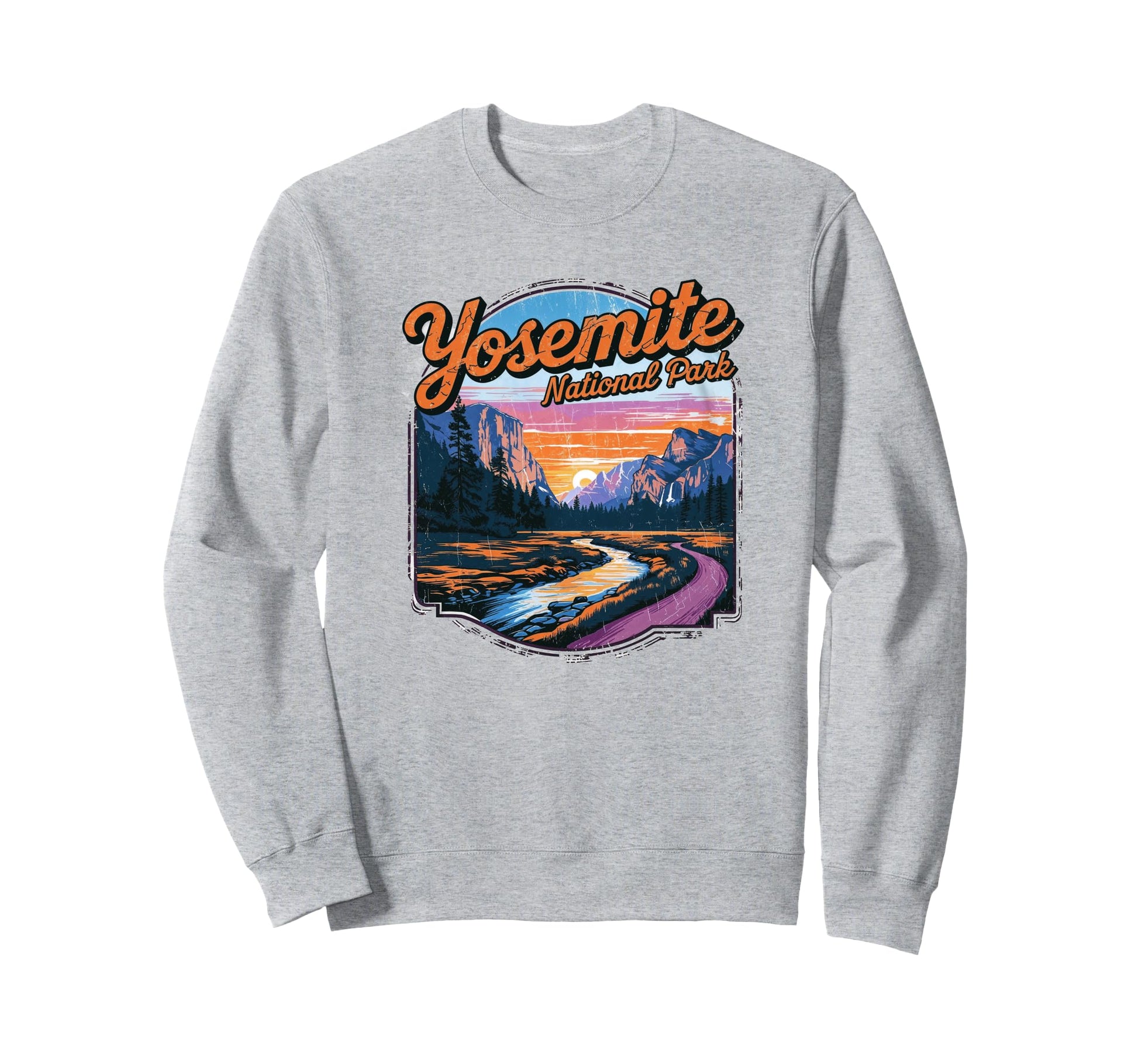 Yosemite National Park Sunset Sweatshirt - Novelty Apparel Men Women - T-Shirt, Sweatshirt, Hoodie