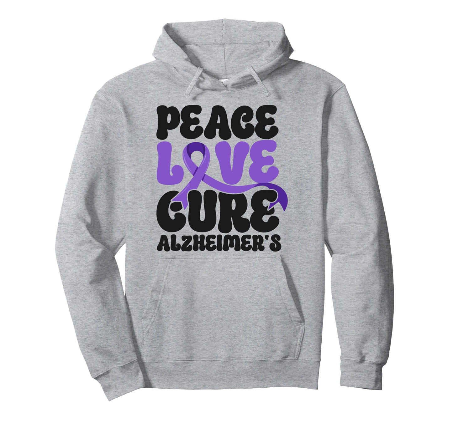 Alzheimers Dementia Awareness Support Hoodie - Graphic Print Men Women - T-Shirt, Sweatshirt, Hoodie
