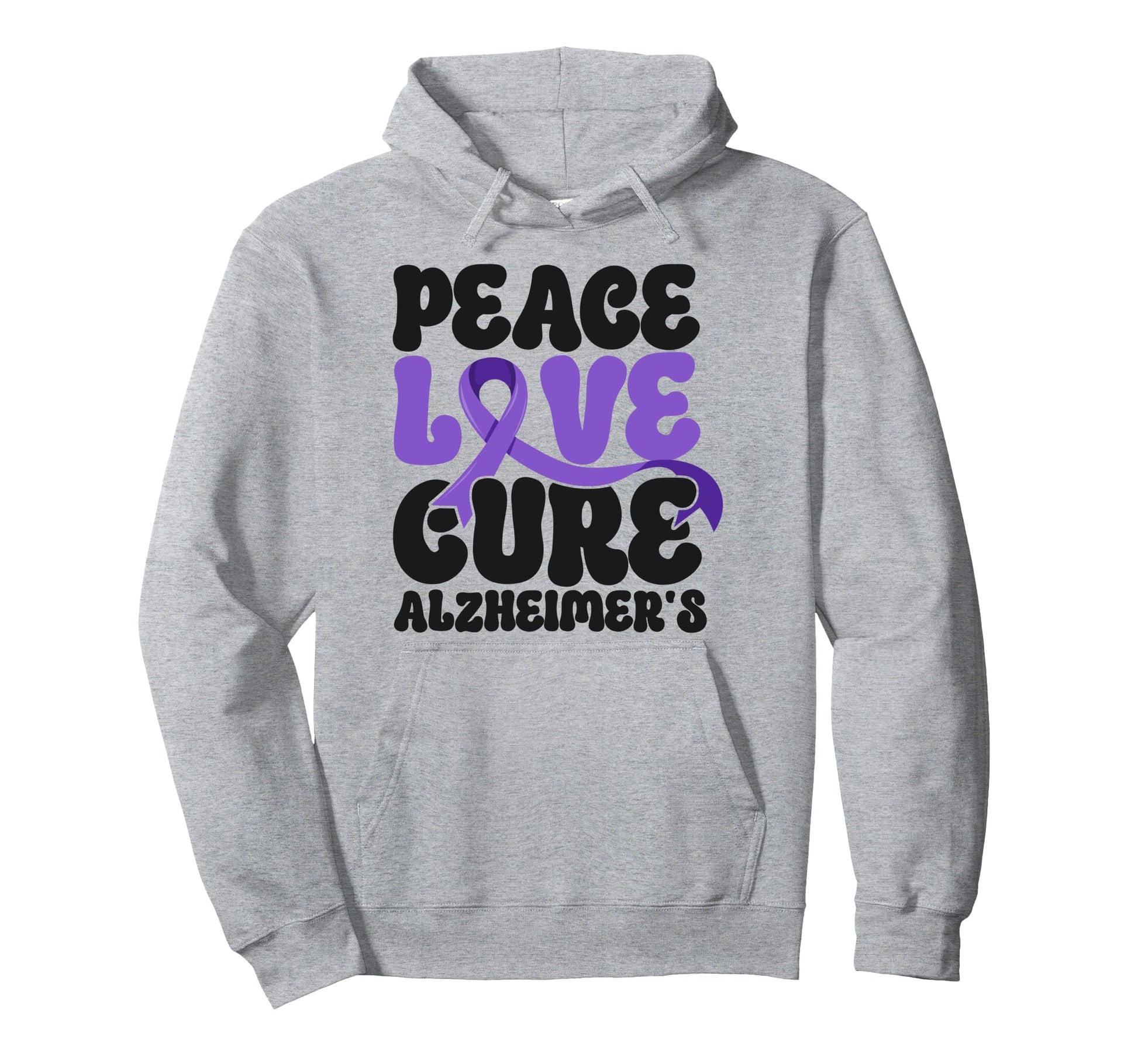 Alzheimers Dementia Awareness Support Hoodie - Graphic Print Men Women - T-Shirt, Sweatshirt, Hoodie