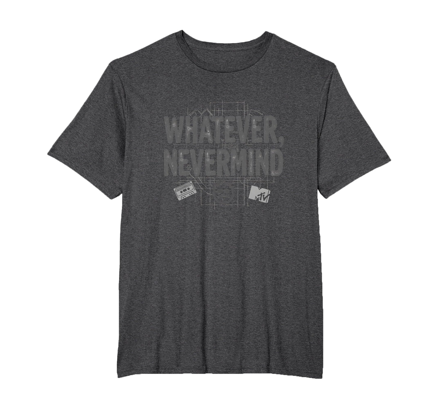 Whatever Nevermind Gen X Nostalgic T-Shirt - Minimalist Print Men Women - T-Shirt, Sweatshirt, Hoodie