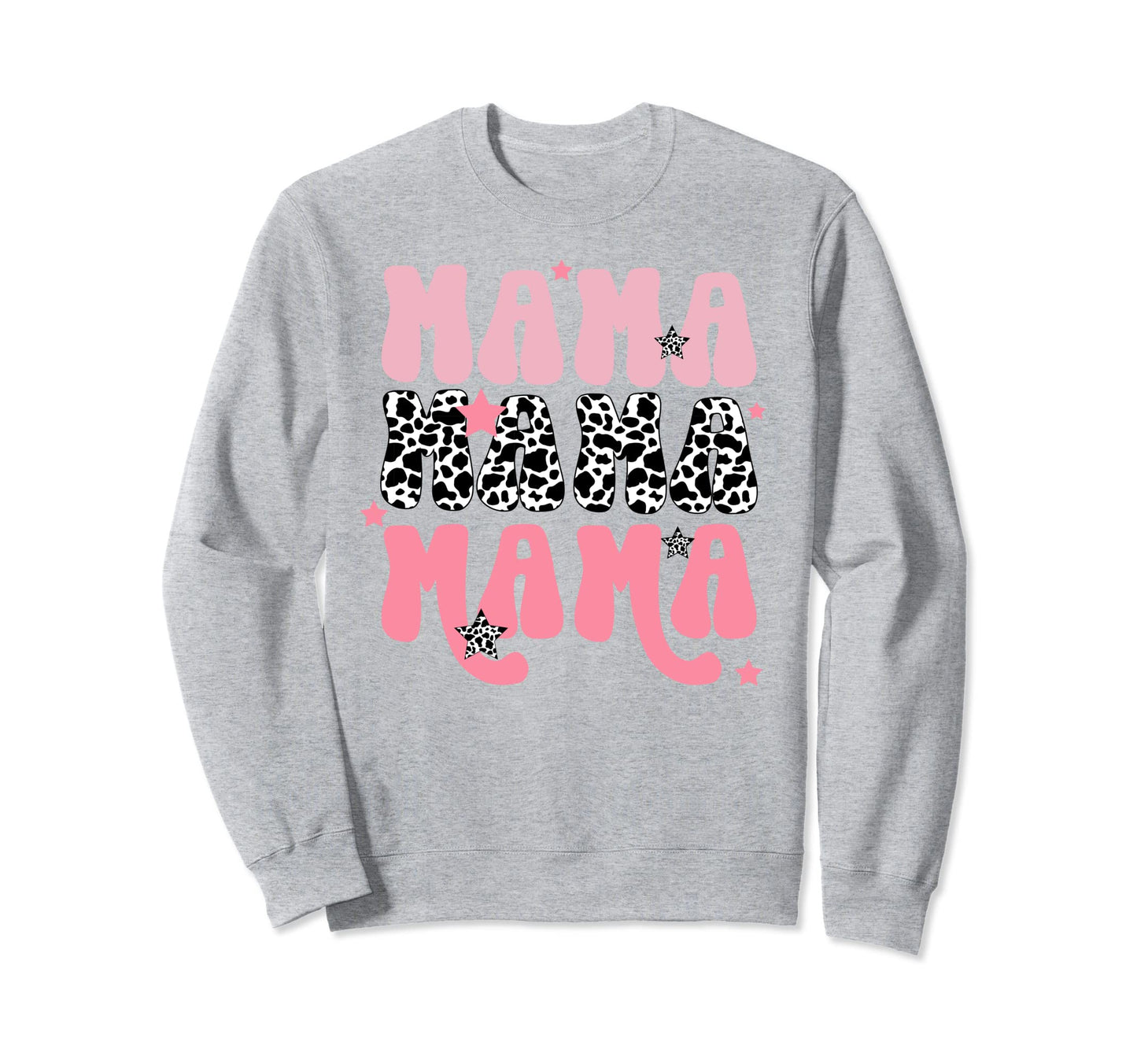 Leopard Mom Mama Western Mothers Day Sweatshirt - Minimalist Print Unisex - T-Shirt, Sweatshirt, Hoodie
