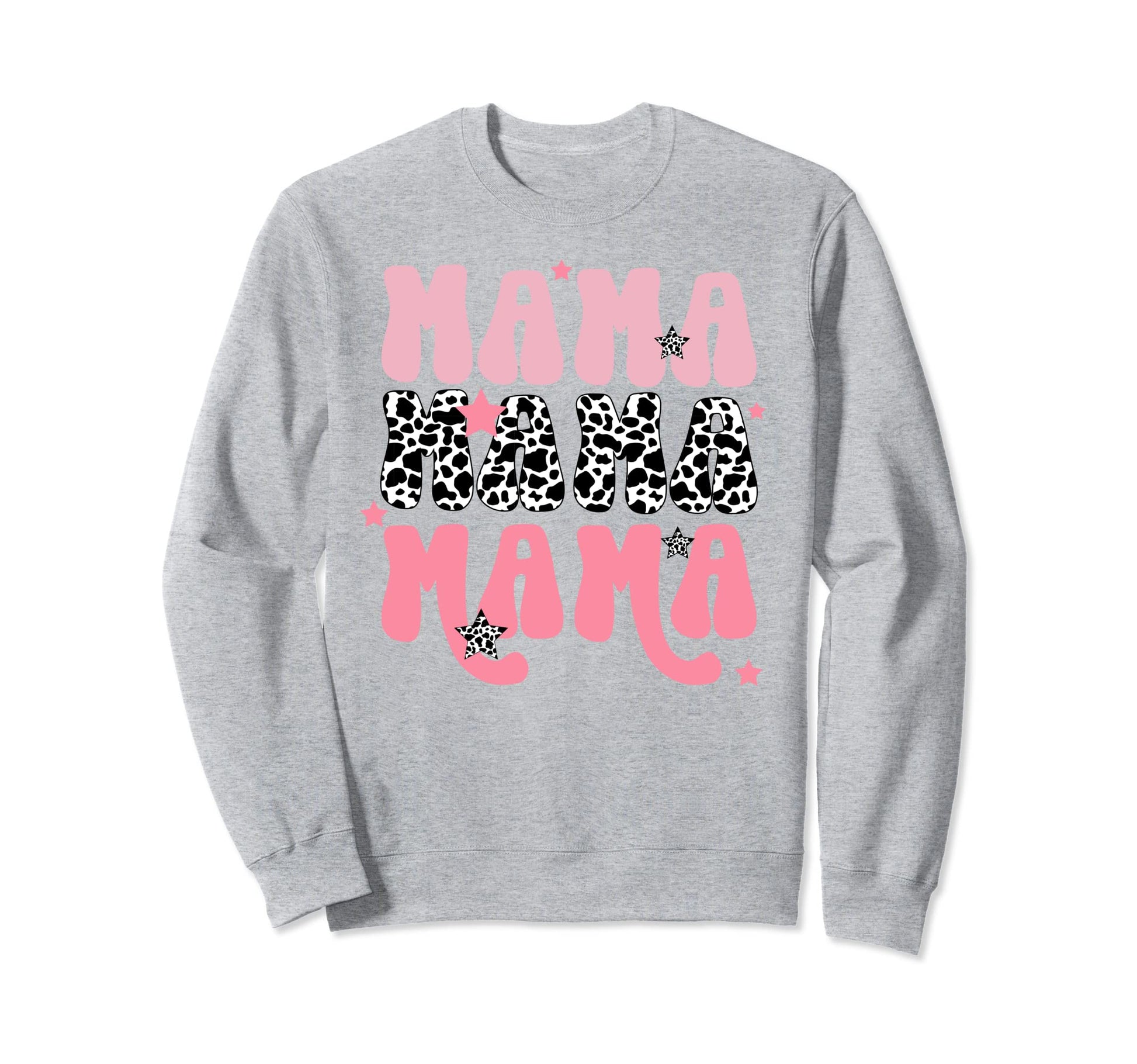 Leopard Mom Mama Western Mothers Day Sweatshirt - Minimalist Print Unisex - T-Shirt, Sweatshirt, Hoodie