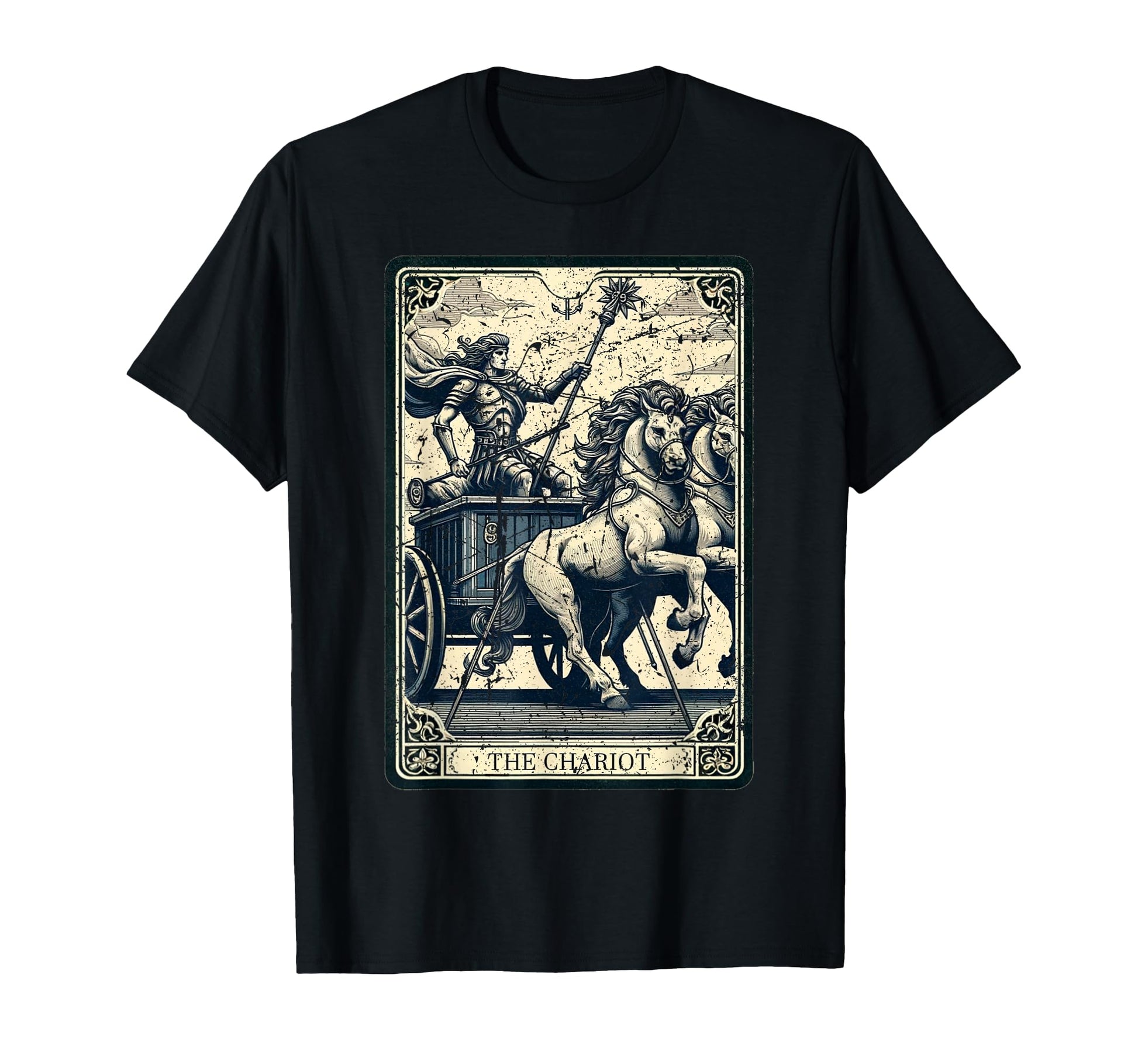 Distressed Tarot Card Art T-Shirt - Custom Art Print Unisex - T-Shirt, Sweatshirt, Hoodie