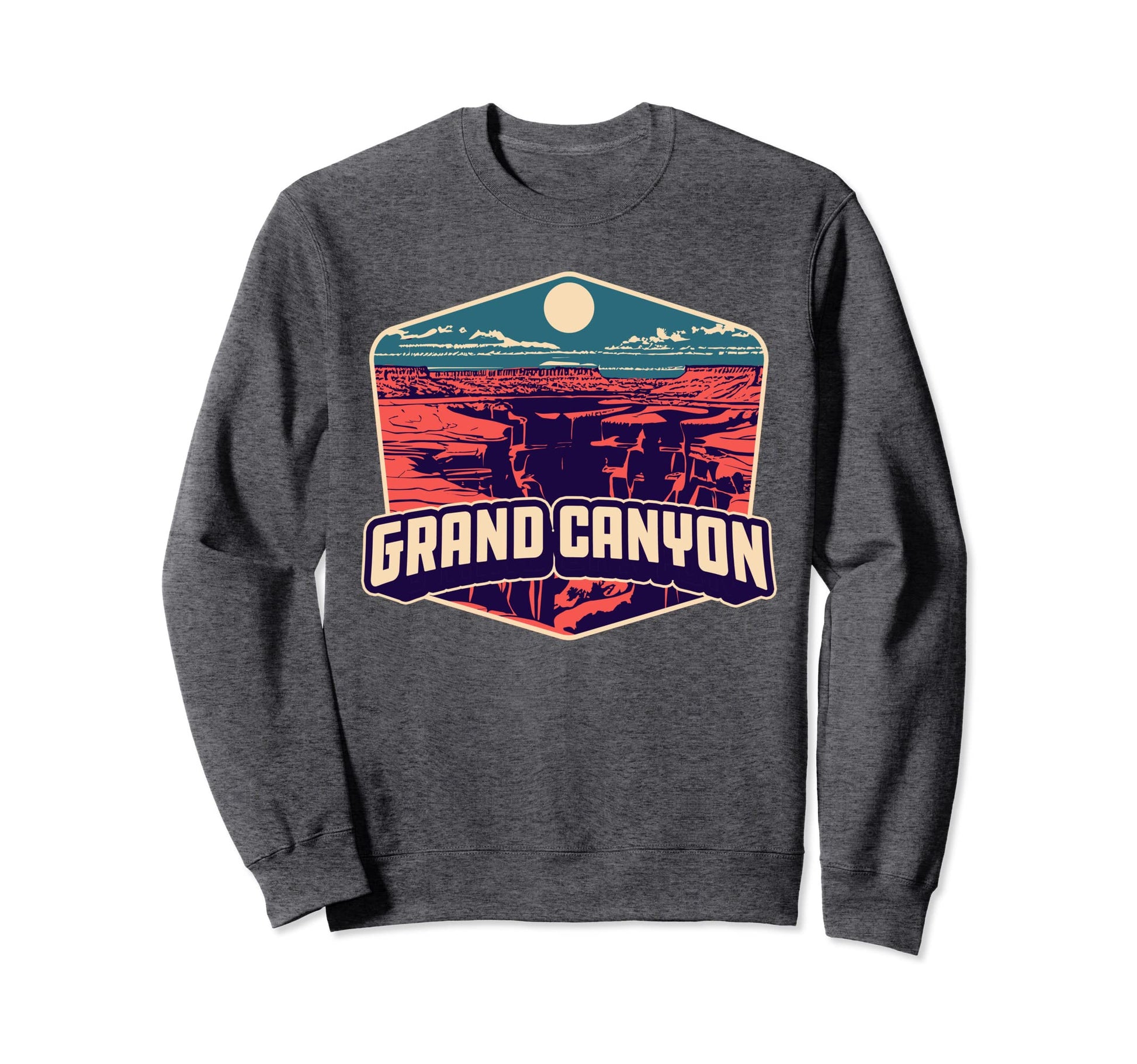 Grand Canyon Outdoor Badge National Sweatshirt - Unique Graphic for Adults - T-Shirt, Sweatshirt, Hoodie